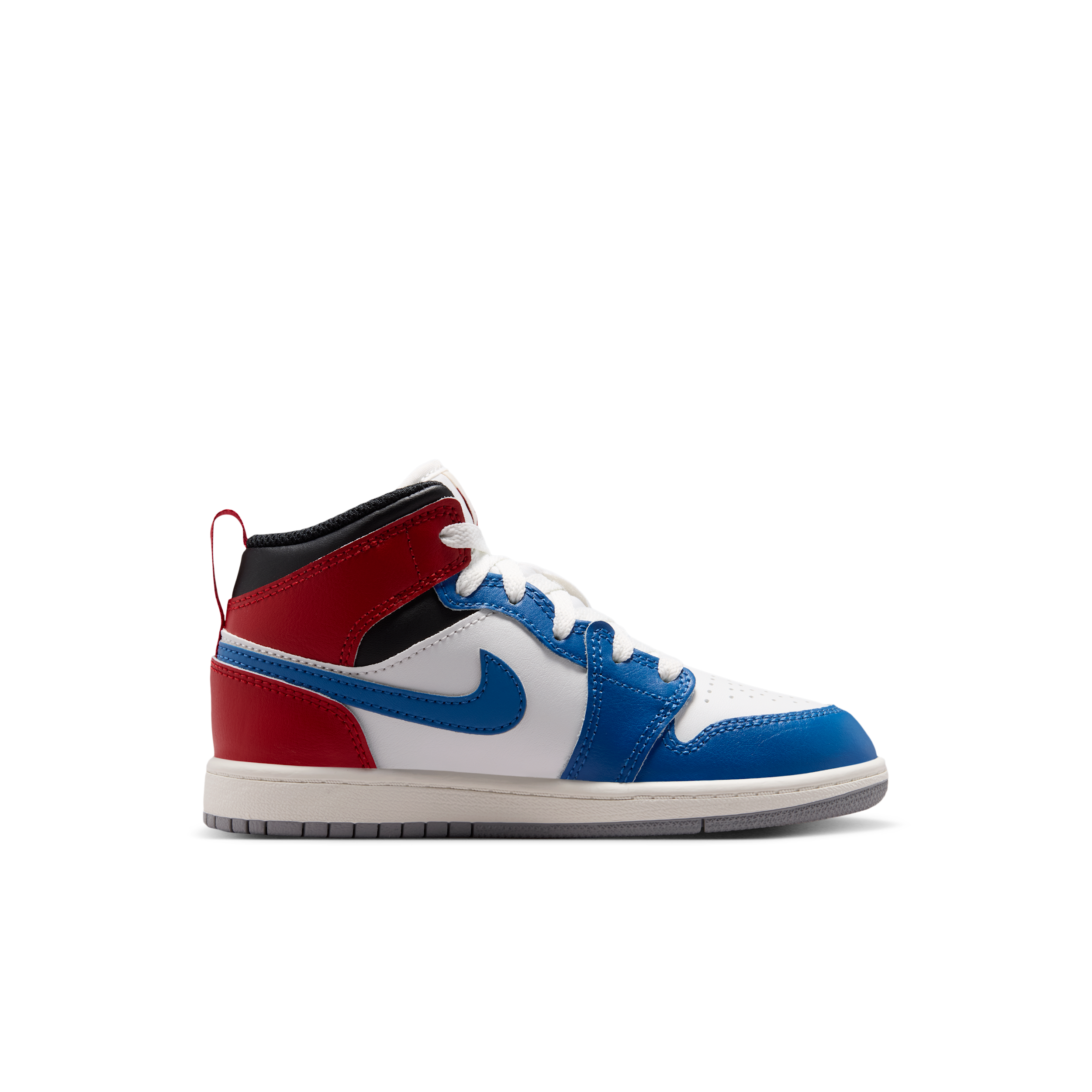 Jordan 1 Mid Kleuterschoenen - Blauw - DQ8424-406
