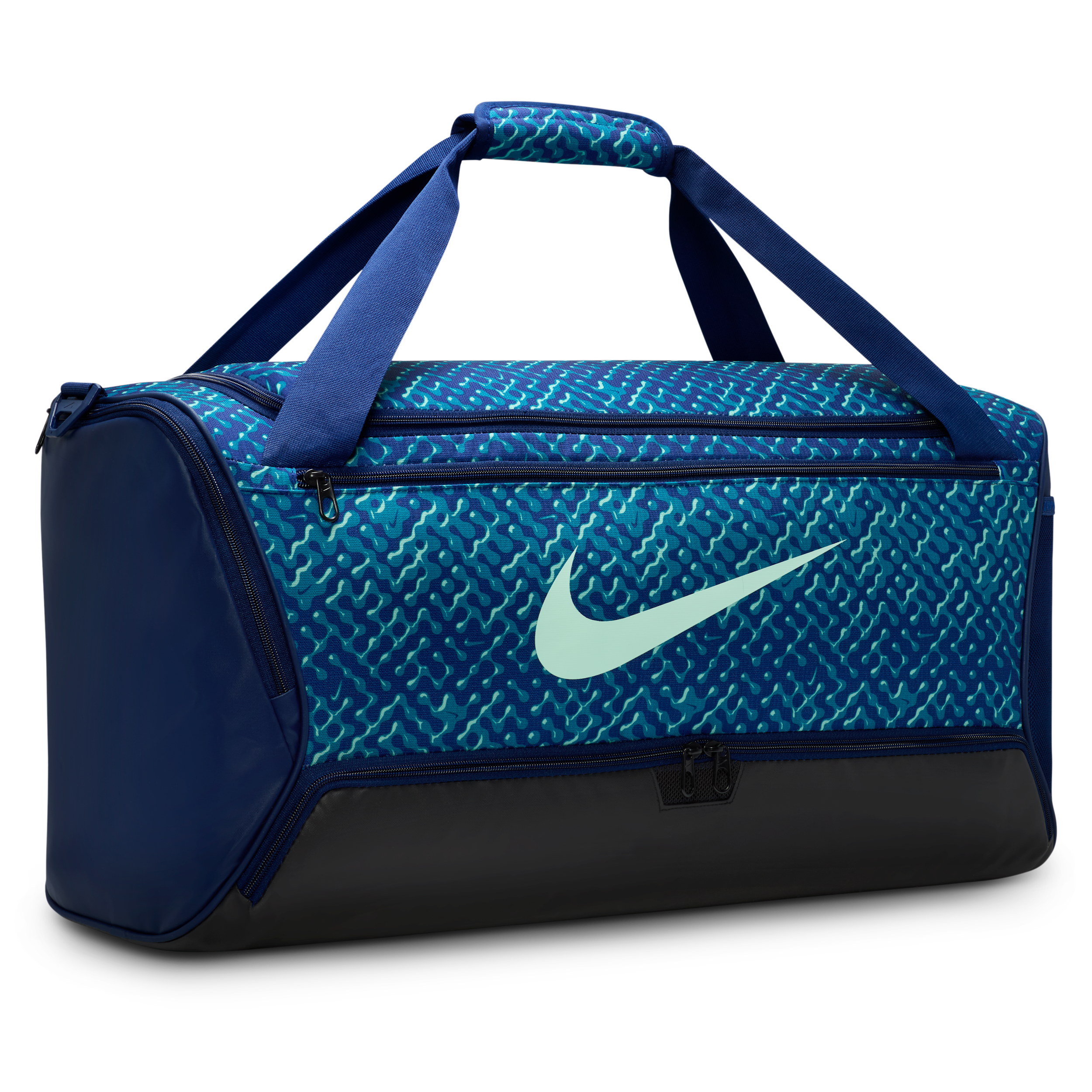 Nike Brasilia sporttas (medium 60 liter) Blauw