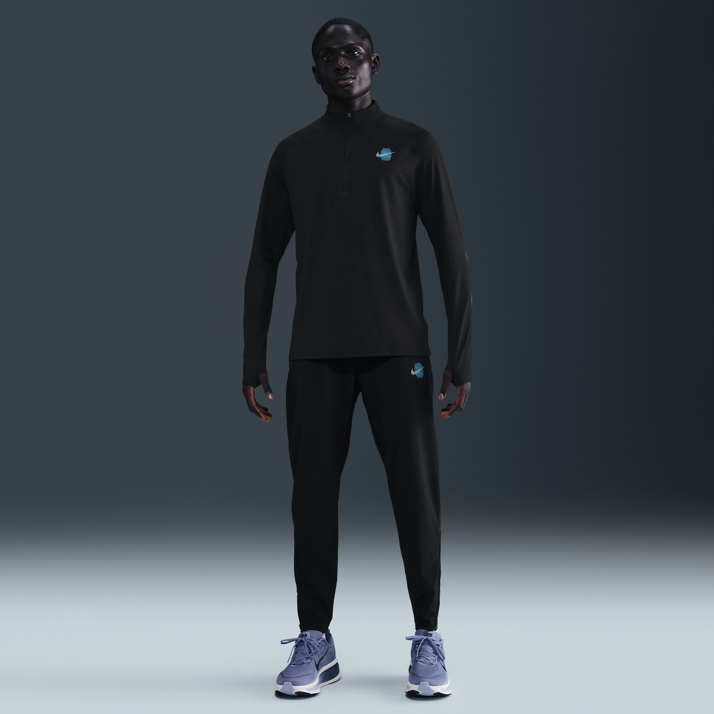 Thumbnail - Nike Stride Dri-FIT Laufhose aus Webmaterial (Herren) - Schwarz
