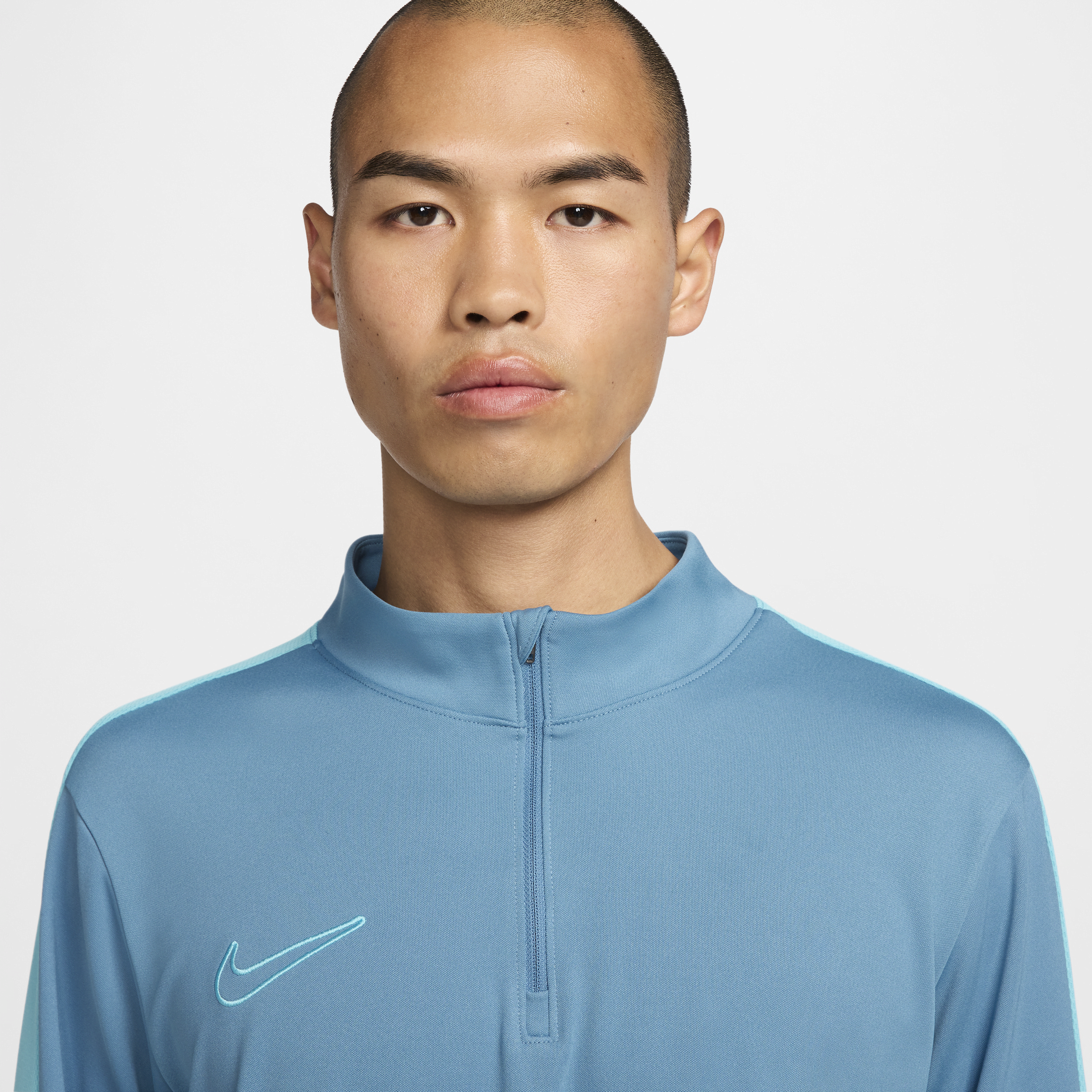 Haut de foot à demi-zip Dri-FIT Nike Academy pour homme - Bleu