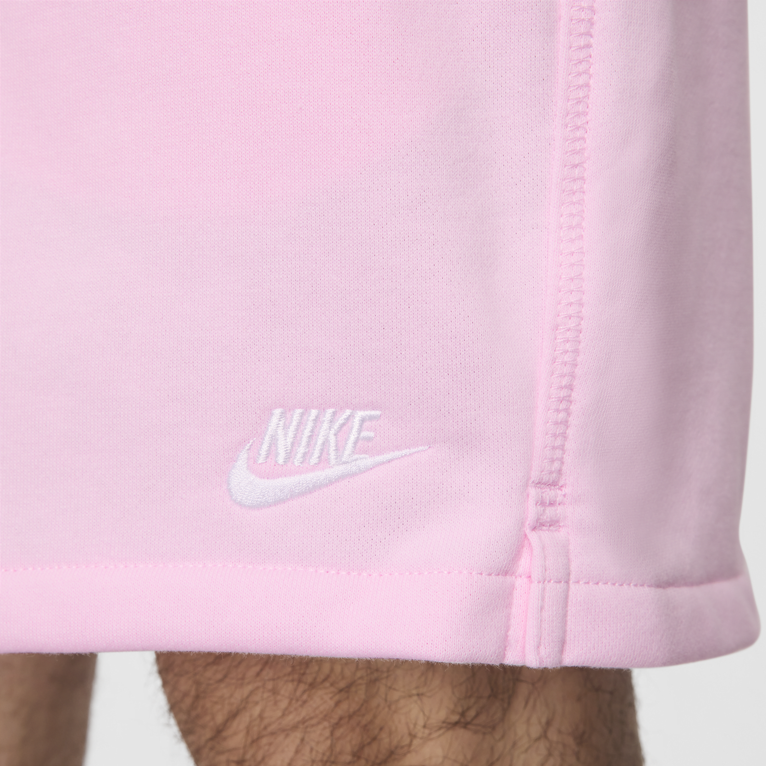 Nike Club flowshorts van sweatstof voor heren Roze