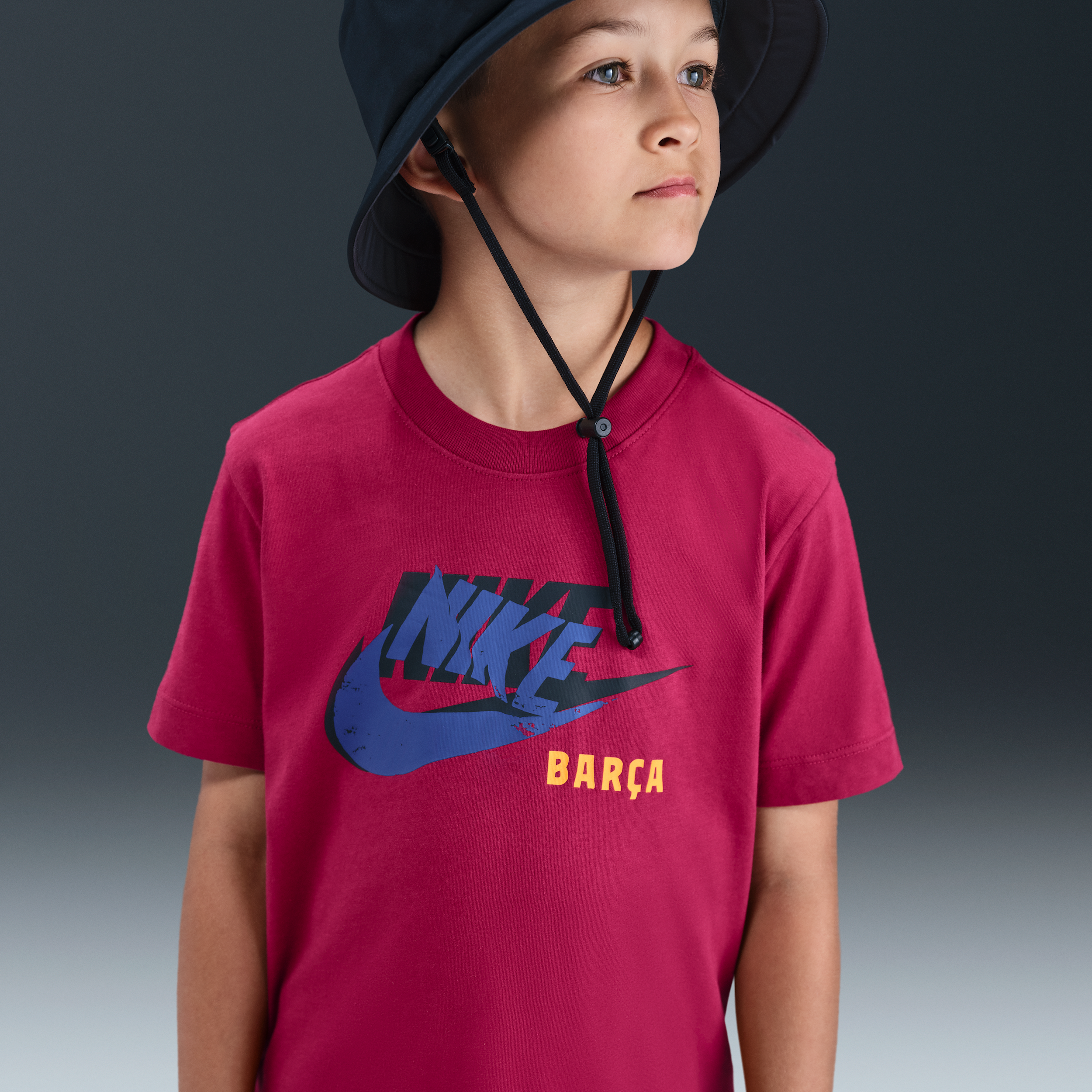 Nike FC Barcelona  voetbalshirt voor kids - Rood