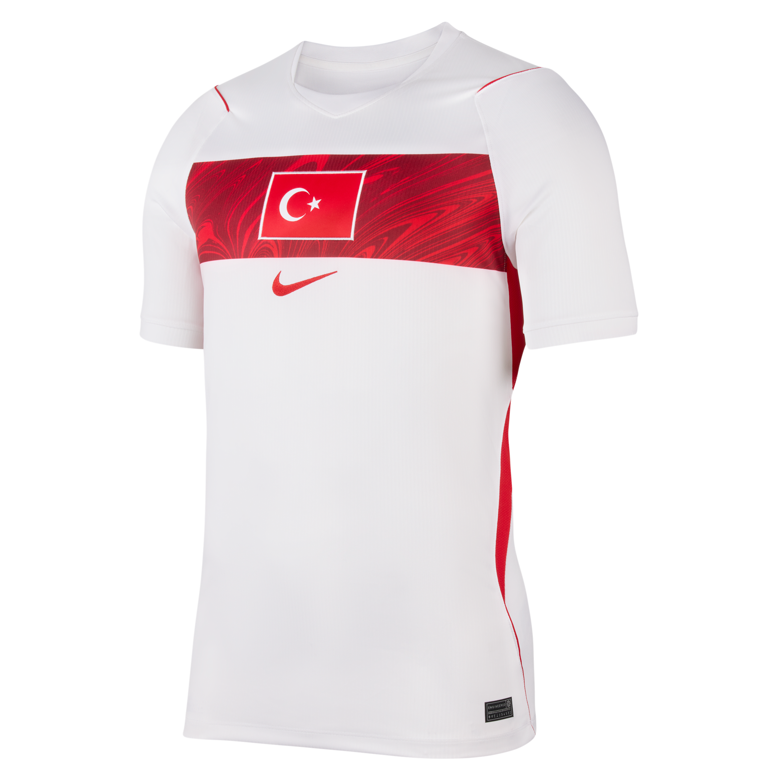 Tyrkiet 2026 Nike Dri-FIT Replica-fodboldtrøje til mænd - hvid