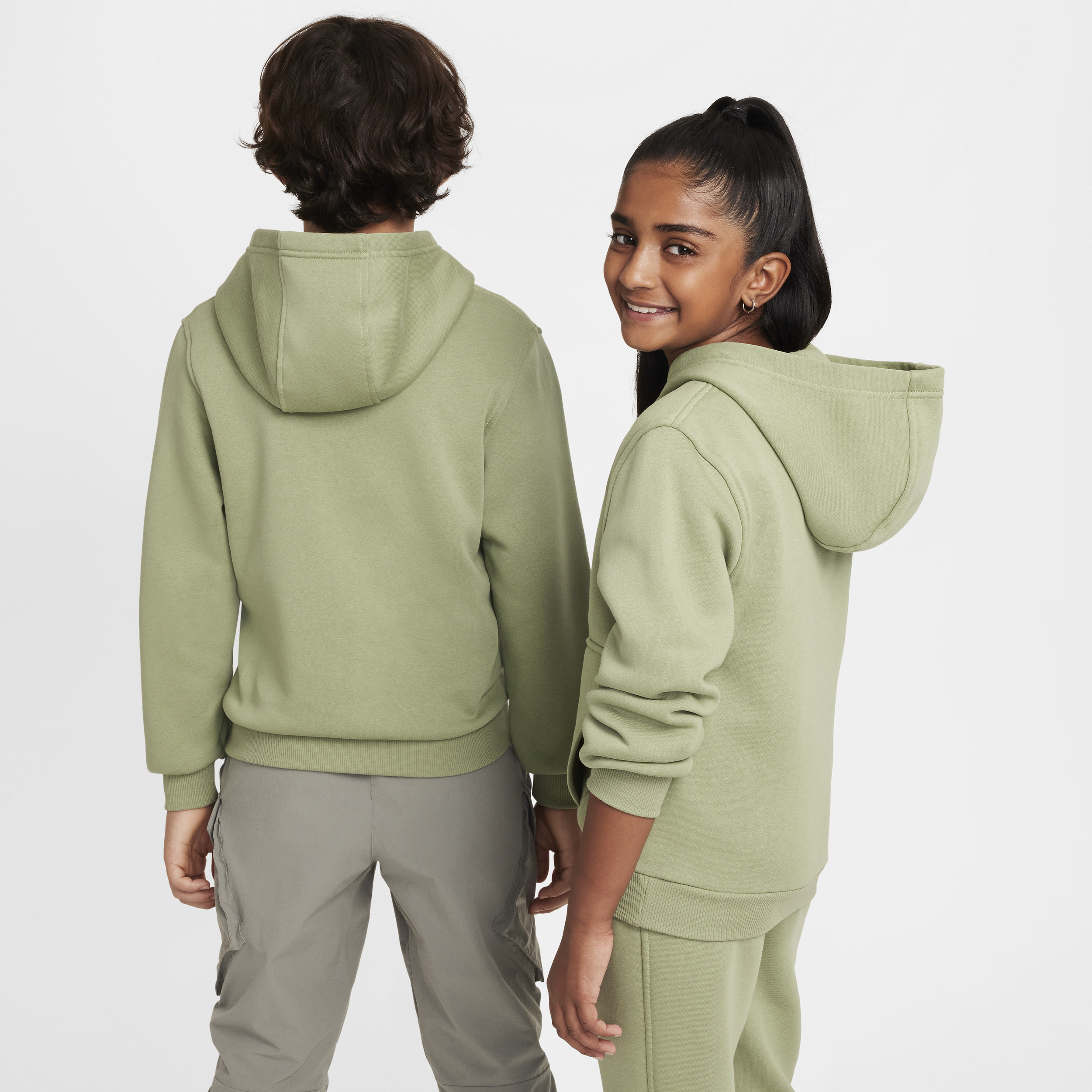 Sweat à capuche Nike Sportswear Club Fleece pour ado - Vert