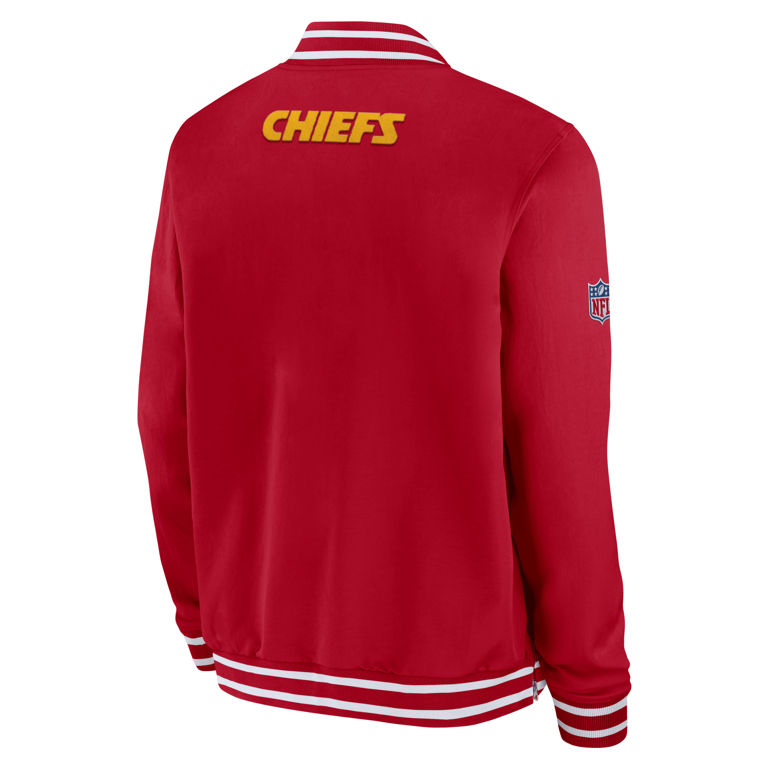 Nike Coach (NFL Kansas City Chiefs) bomberjack met rits voor heren Rood