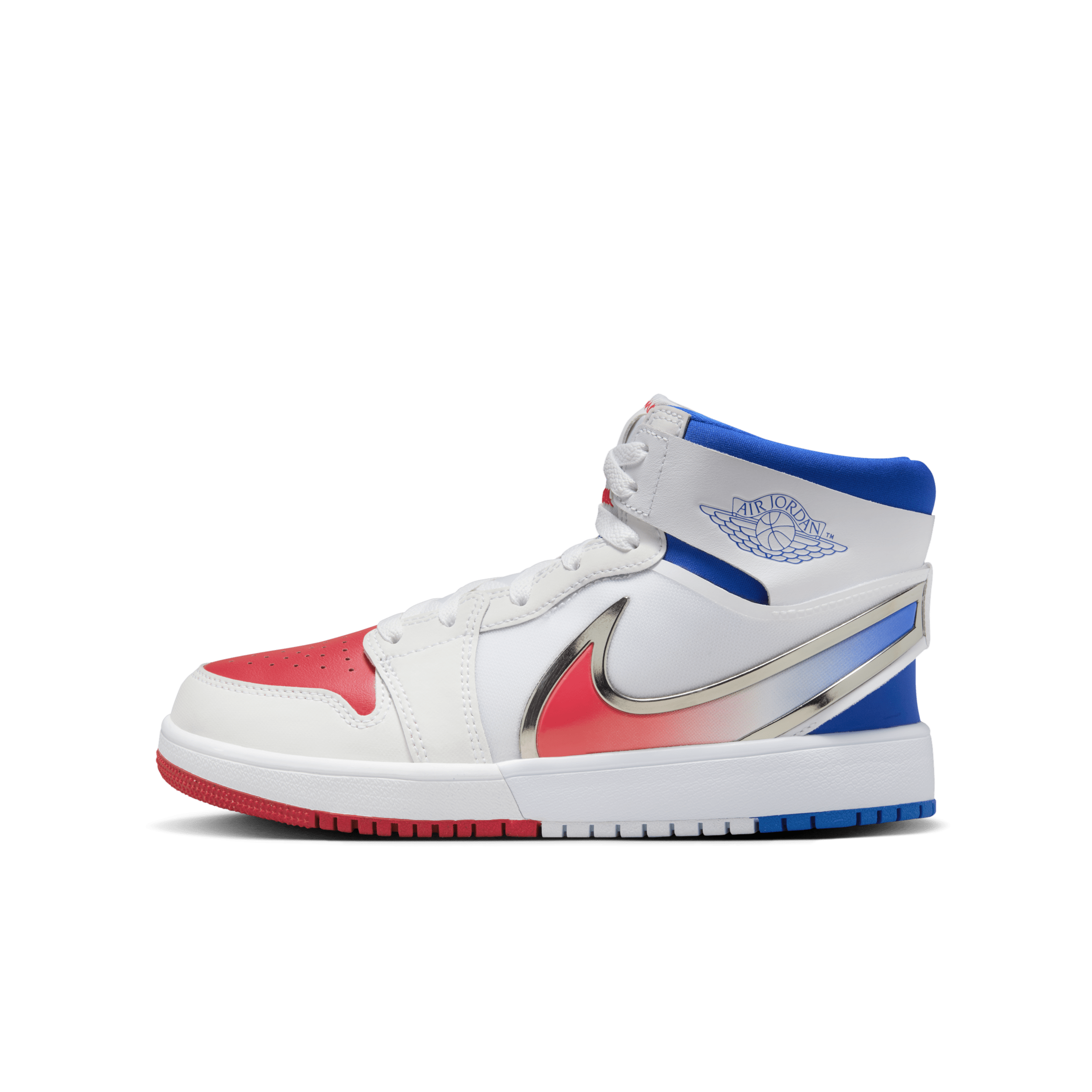 Chaussure Jordan 1 Mid RM EasyOn pour ado - Blanc