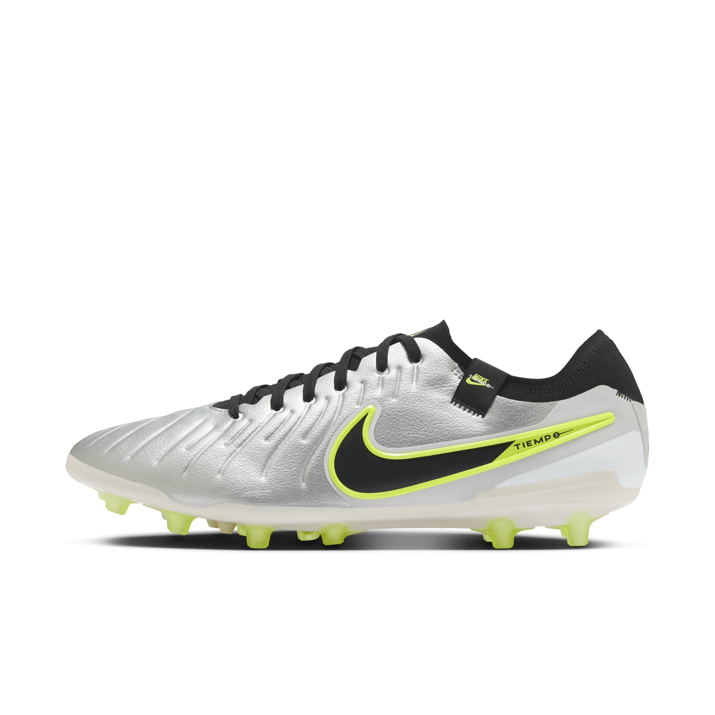 Thumbnail - Nike Tiempo Legend 10 Pro Low-Top-Fußballschuh für Kunstrasen - Grau