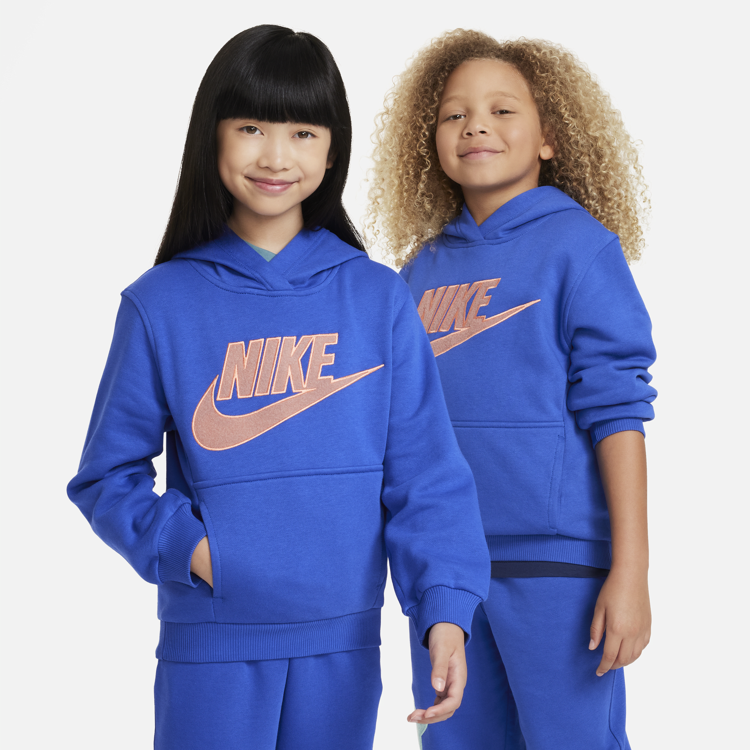 Nike Sportswear Club Fleece Older Kids' Hoodie - Blue - Fleece > Club Fleece