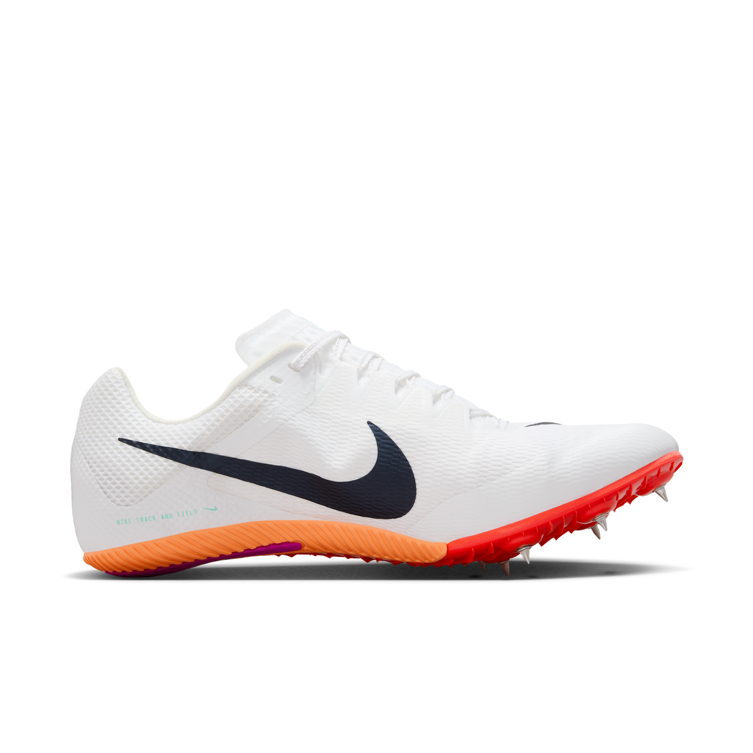 Nike Zoom Rival Sprint White Bright Crimson Obsidian - FZ9663-101