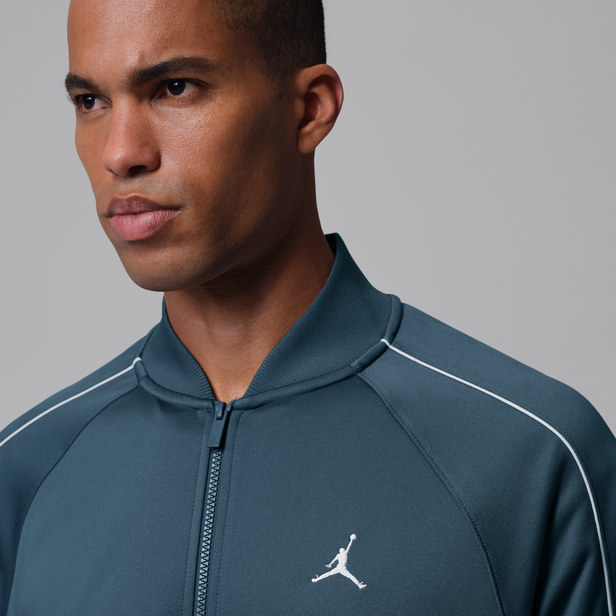 Thumbnail - Jordan Brooklyn Trainingsjacke aus Trikotmaterial (Herren) - Blau