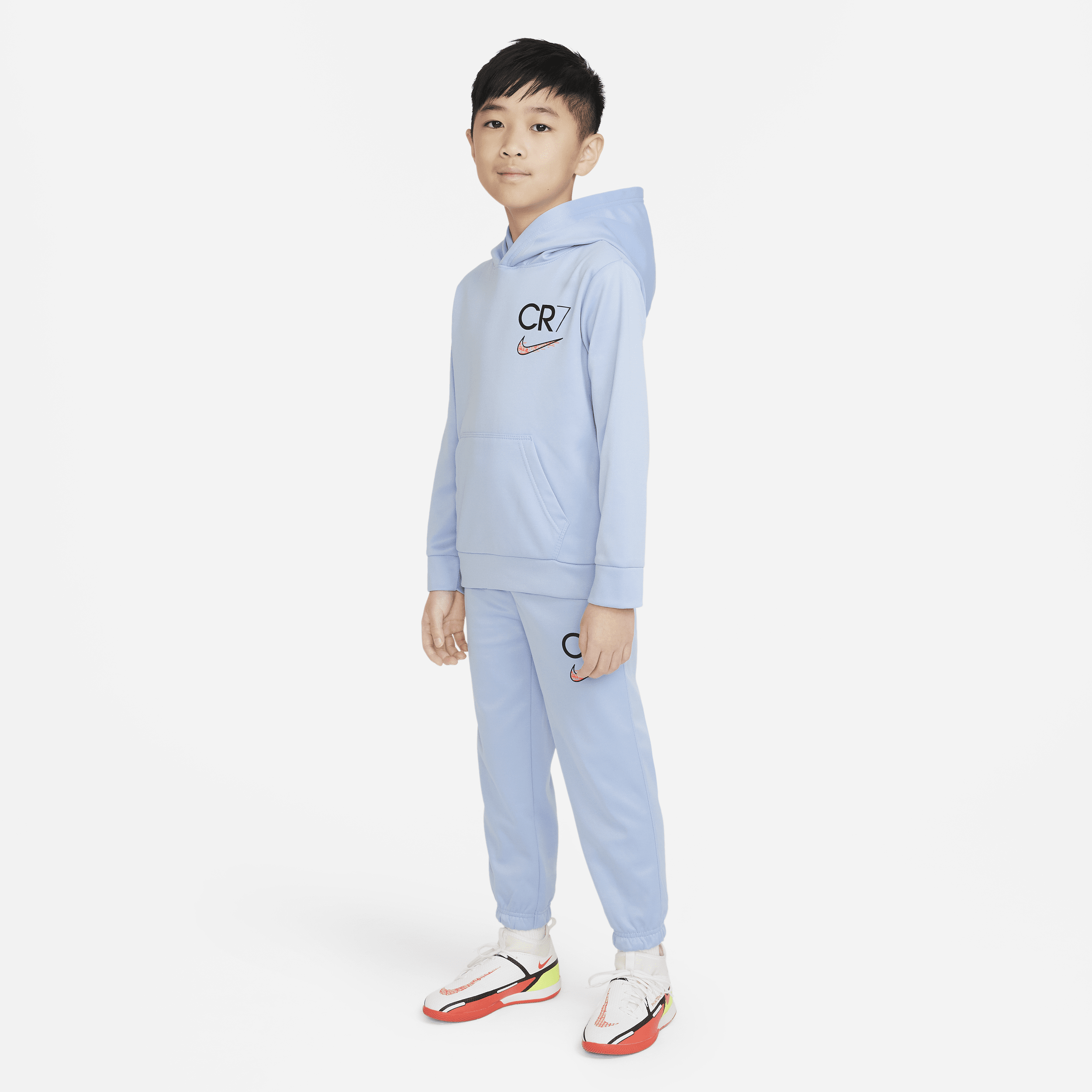 Nike CR7 Dri-FIT Pullover Hoodie and Joggers Set Younger Kids' Set - Blue