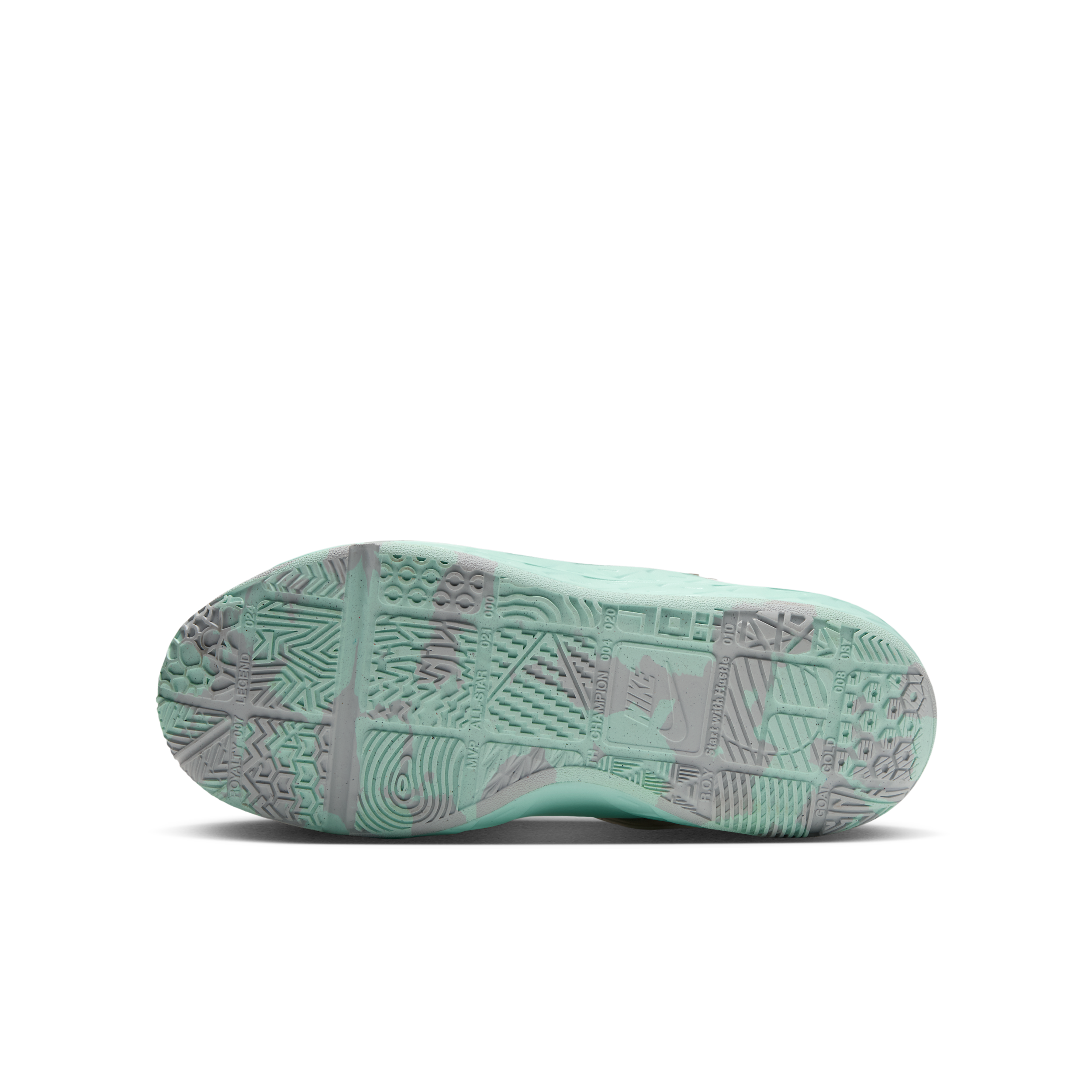 Chaussure de basket Nike Team Hustle D 12 pour ado - Blanc - HF6279-108
