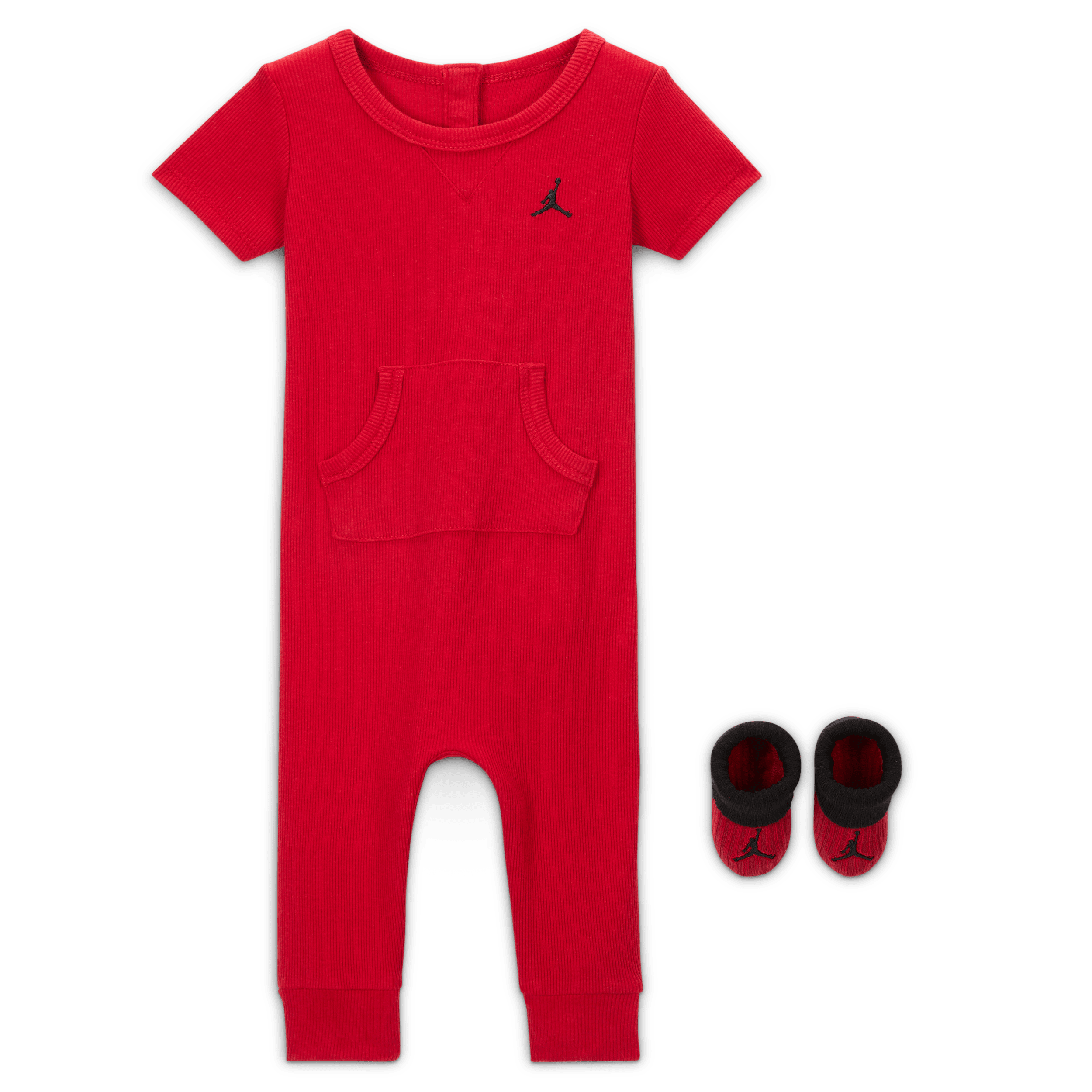 Ensemble 2 pièces avec combinaison manches courtes Jordan Essential pour bébé - Rouge