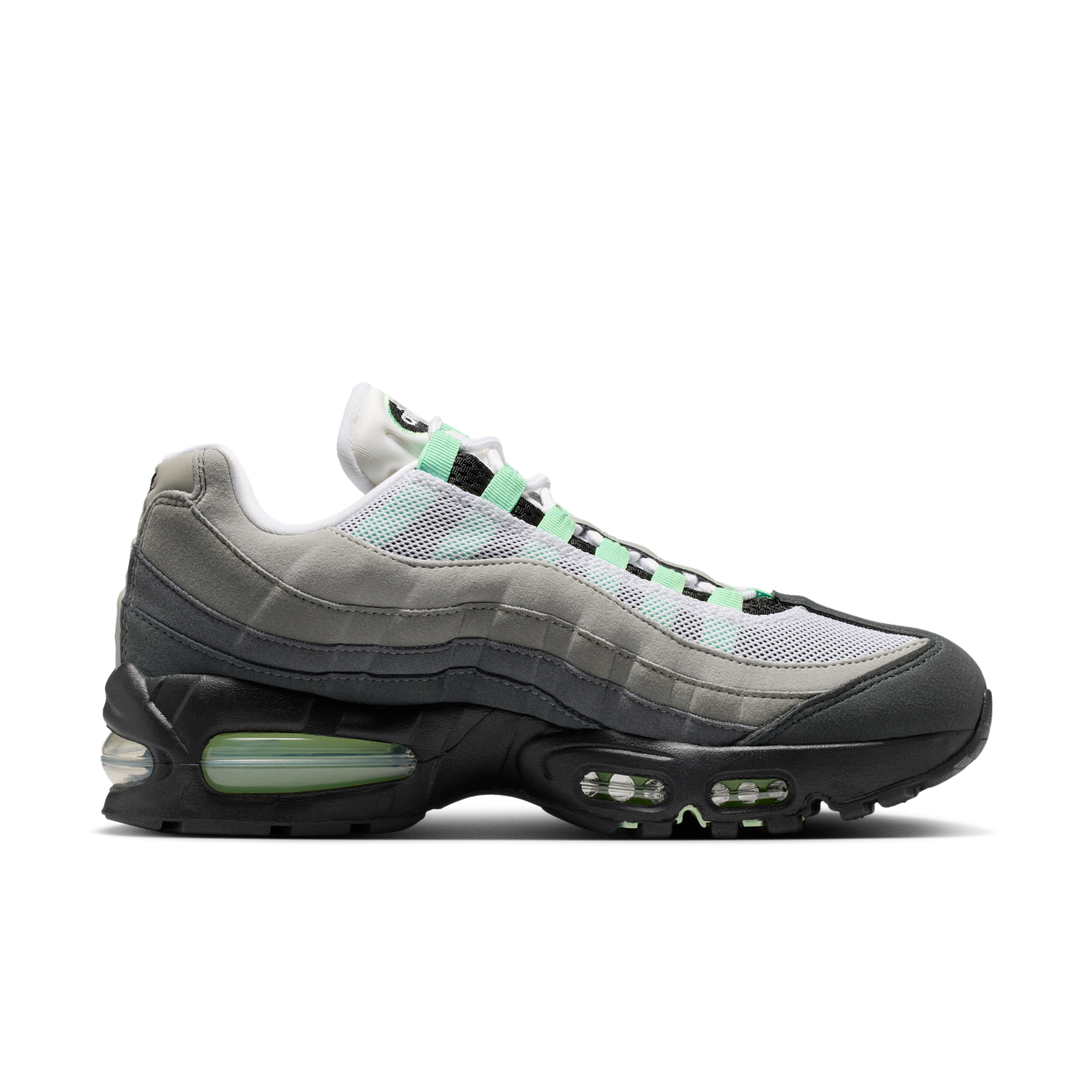 Nike Wmns Air Max 95 'Big Bubble - Fresh Mint' | Black | Women's Size 7 - HJ5996-005