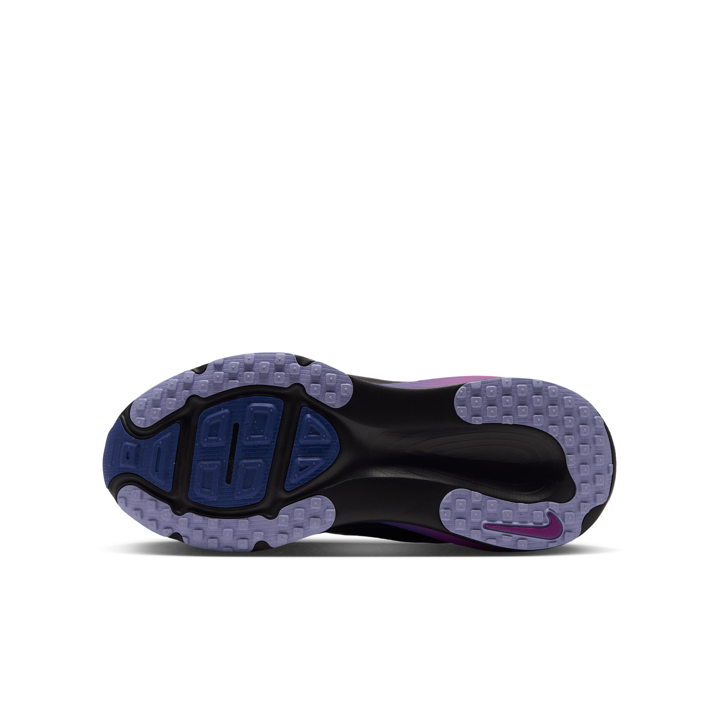 Nike Vomero 18 Road GS 'Black Vivid Purple Persian Violet Metallic Silver' | Kid's Size 7 - HQ2157-065