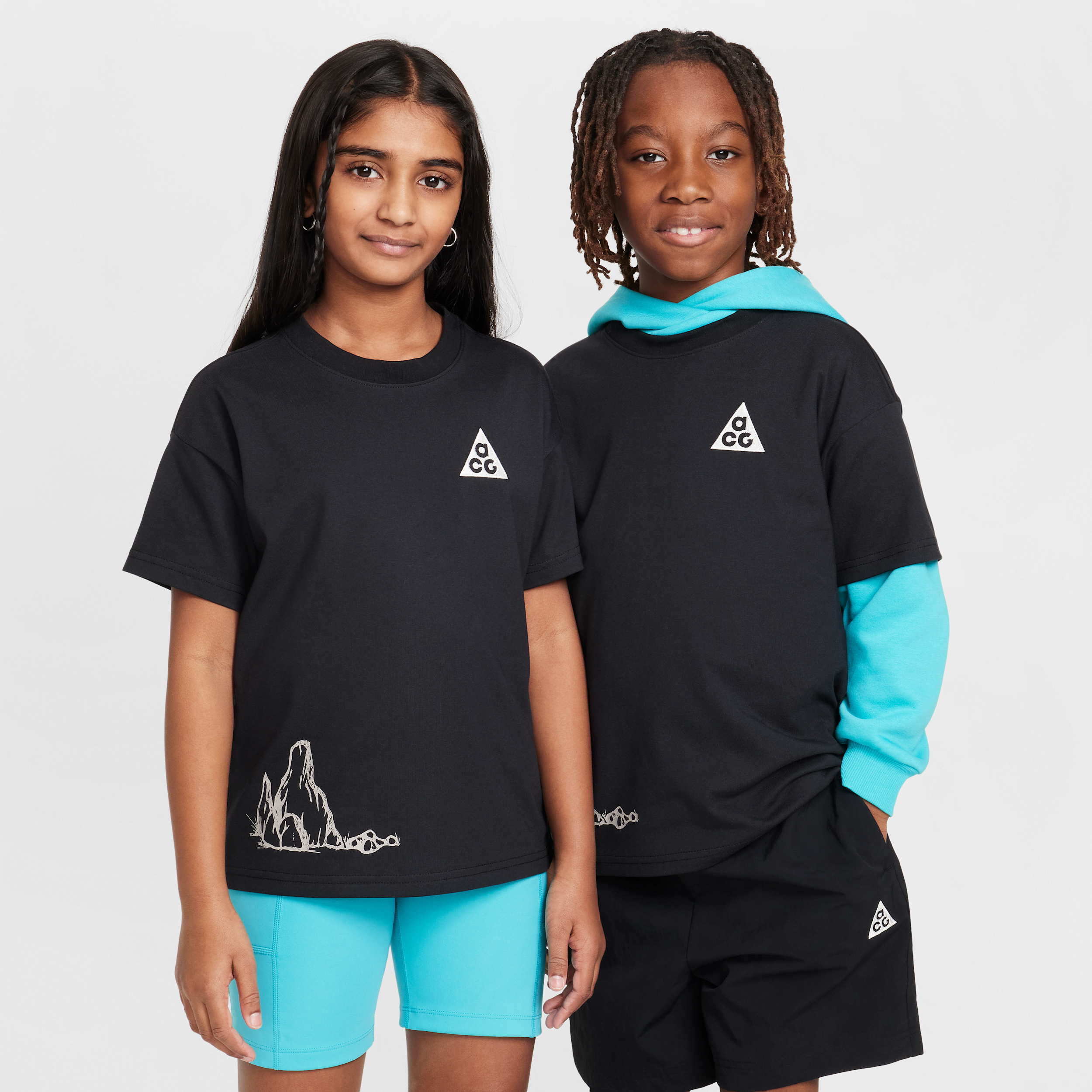 T-shirt Dri-FIT Nike ACG pour ado - Noir