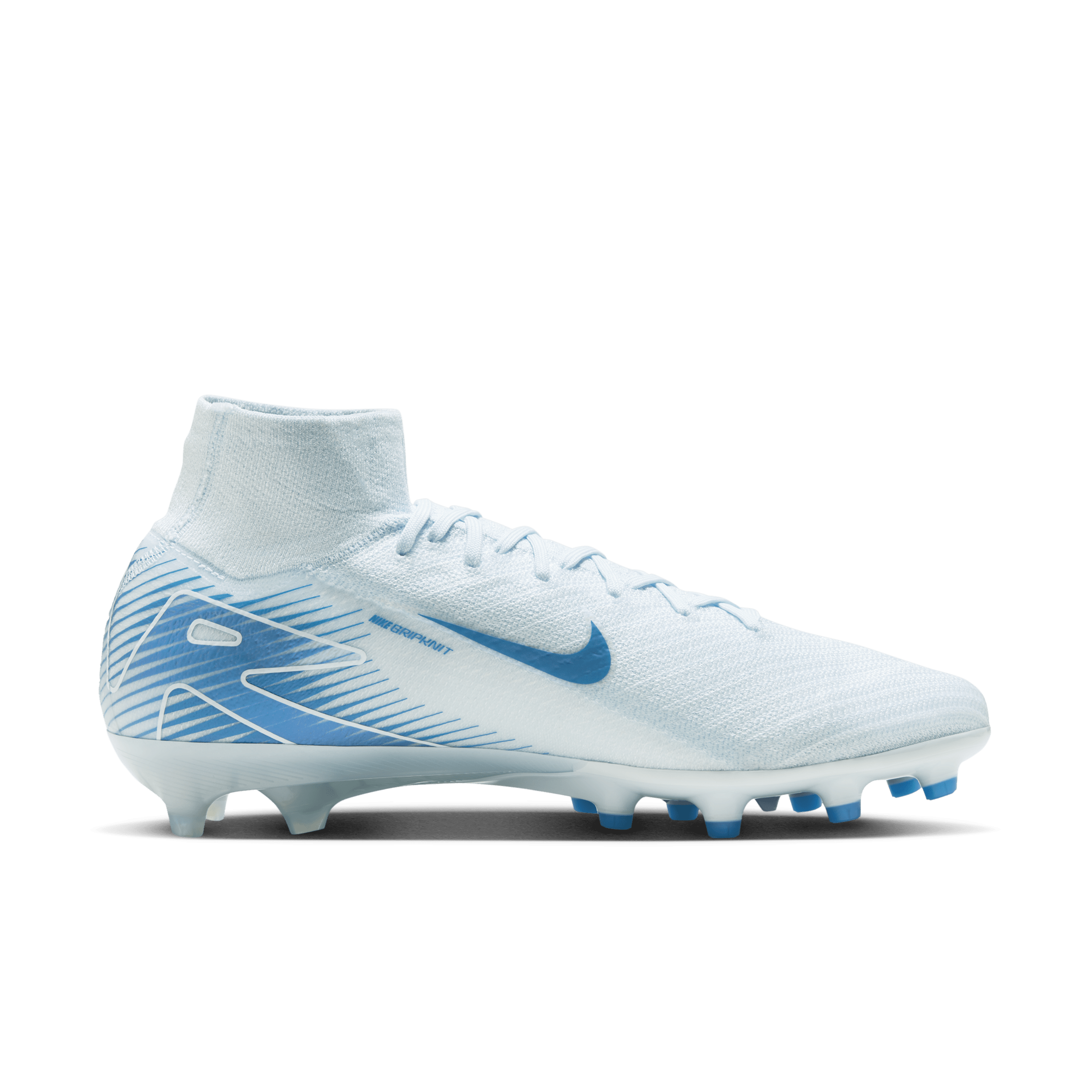 Chaussure de foot montante à crampons AG-Pro Nike Mercurial Superfly 10 Elite - Bleu