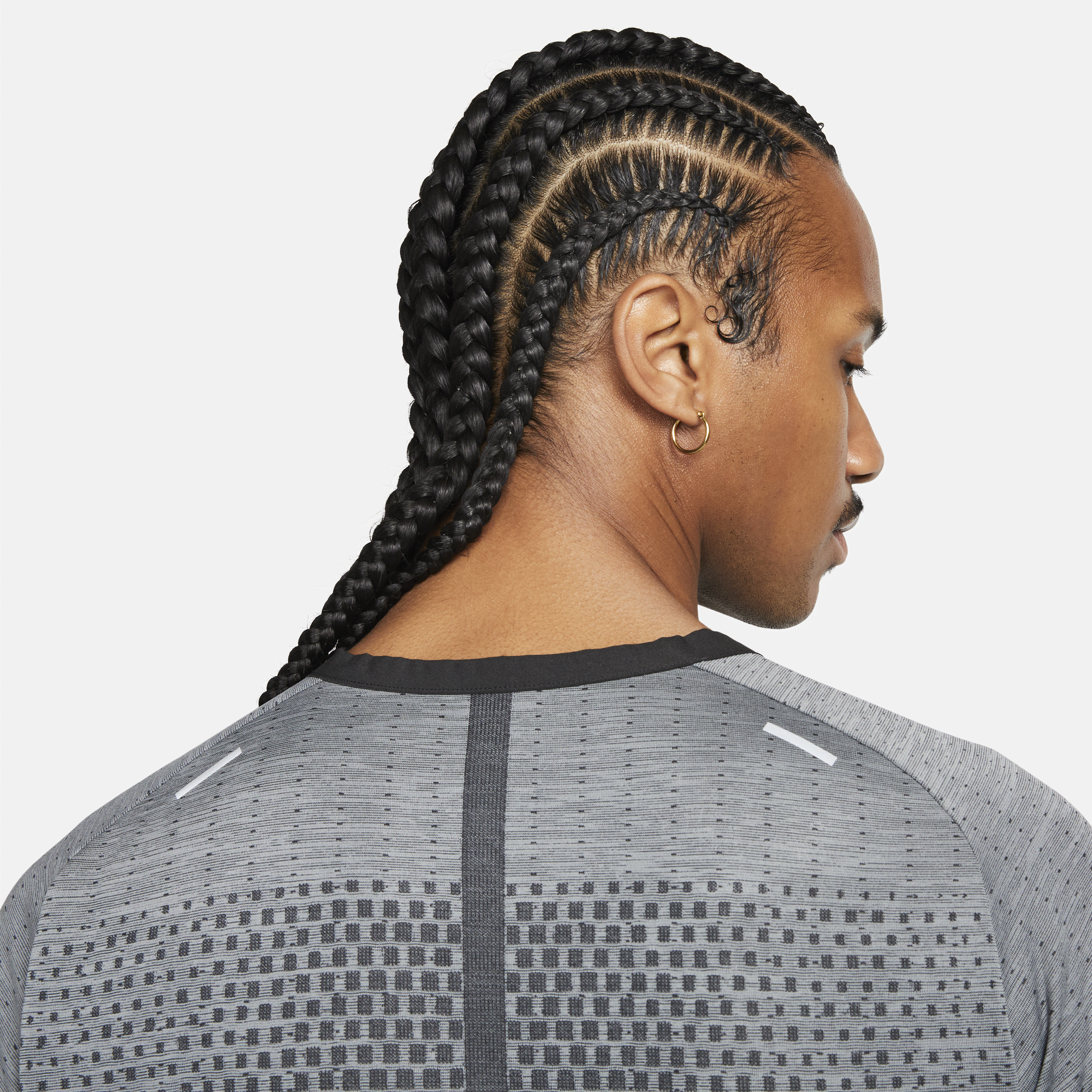 Haut de running à manches courtes Dri-FIT Nike TechKnit ADV pour homme - Noir