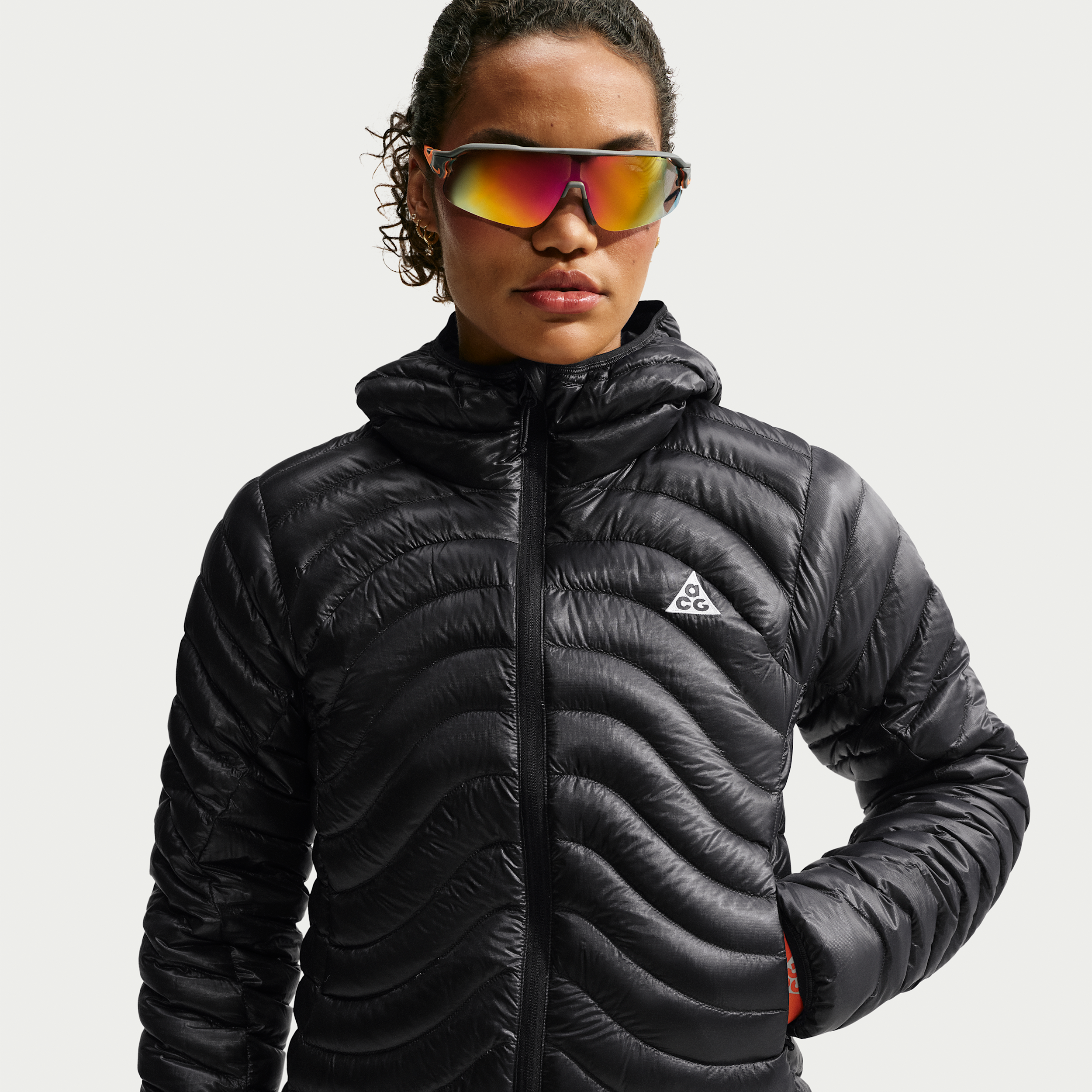 Nike Veste En Duvet Ultra Legere Therma Fit Adv Acg Lava Flow Pour
