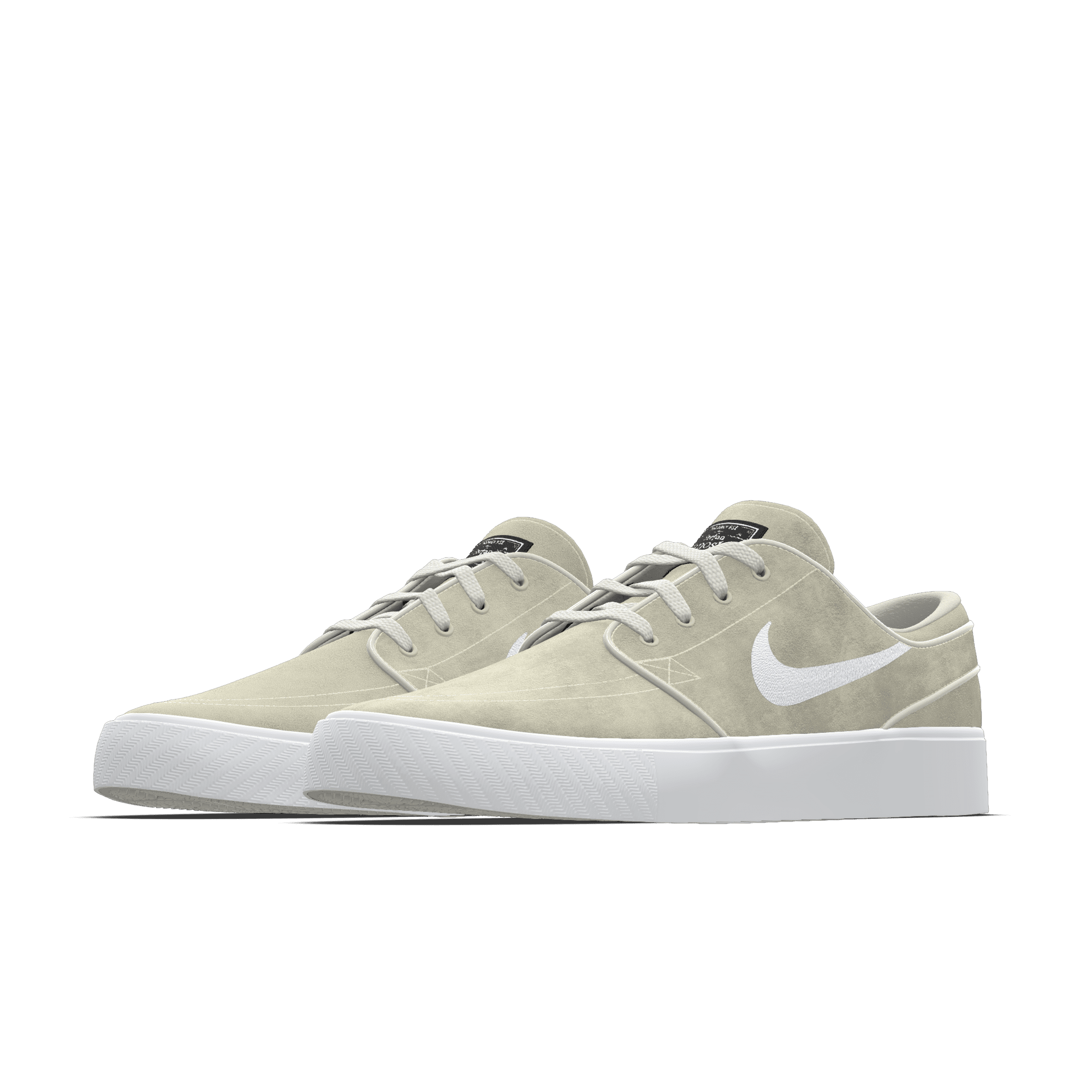Chaussure de skate personnalisable Nike SB Zoom Janoski OG By You pour femme - Blanc nouveauté