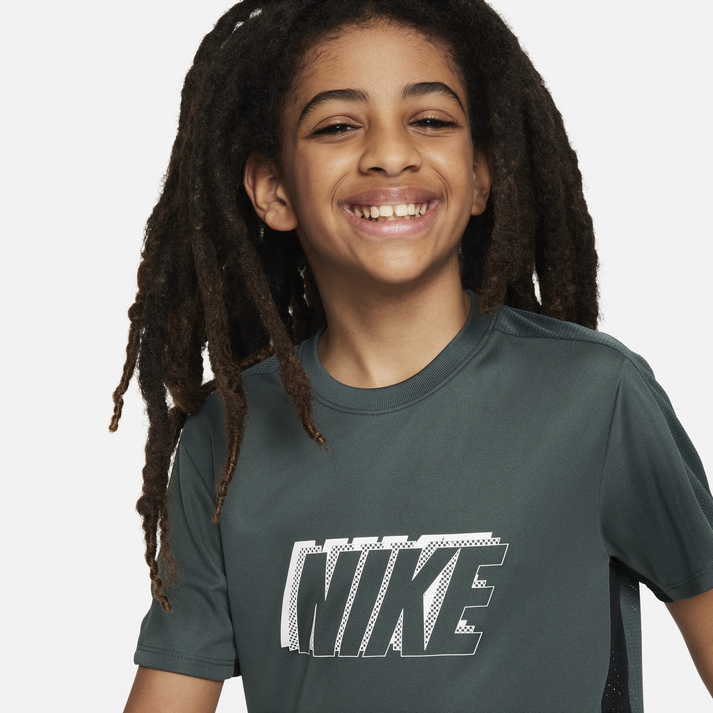 Nike Dri-FIT Academy23 voetbaltop met korte mouwen voor kids Groen