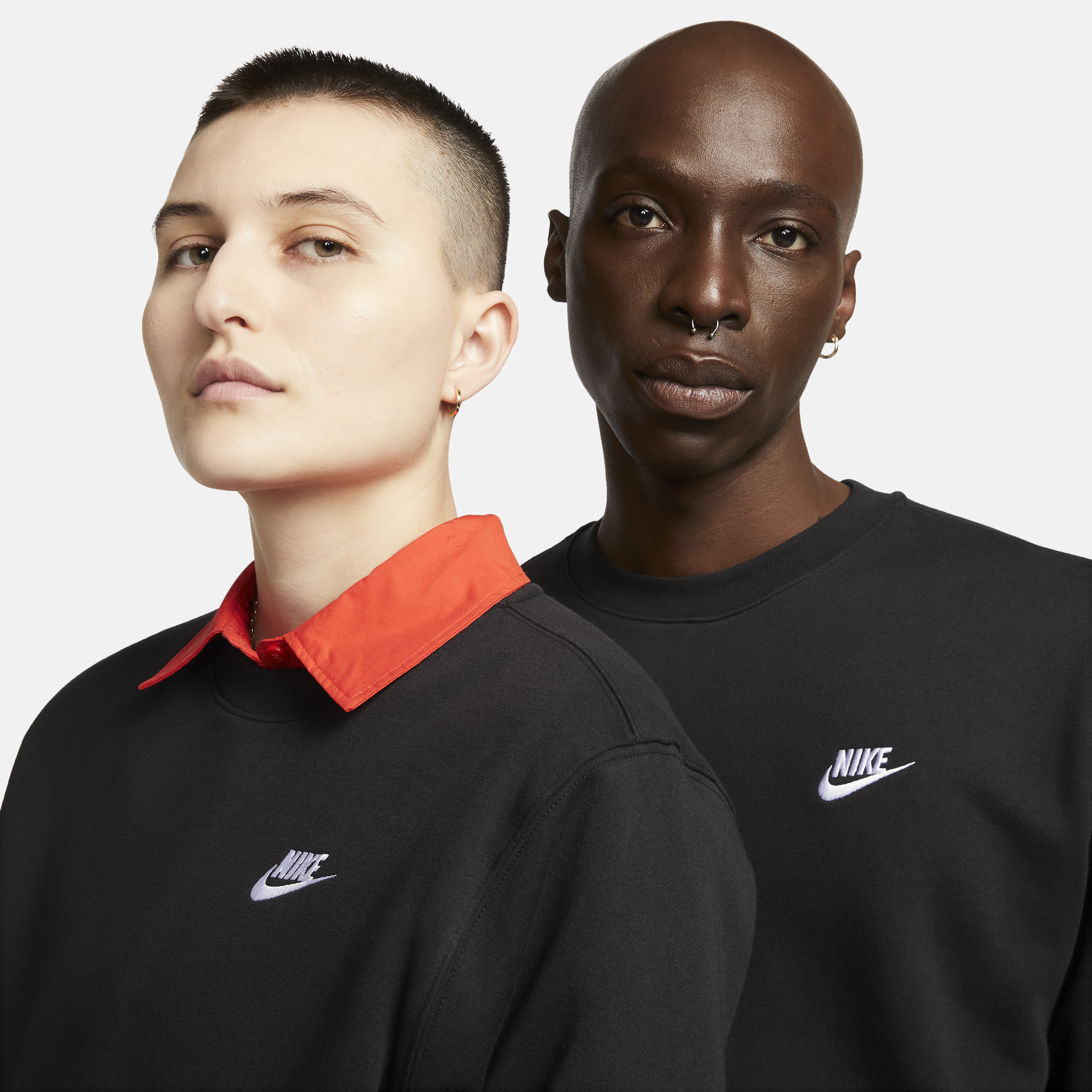 Haut Nike Sportswear Club Fleece pour Homme - Noir