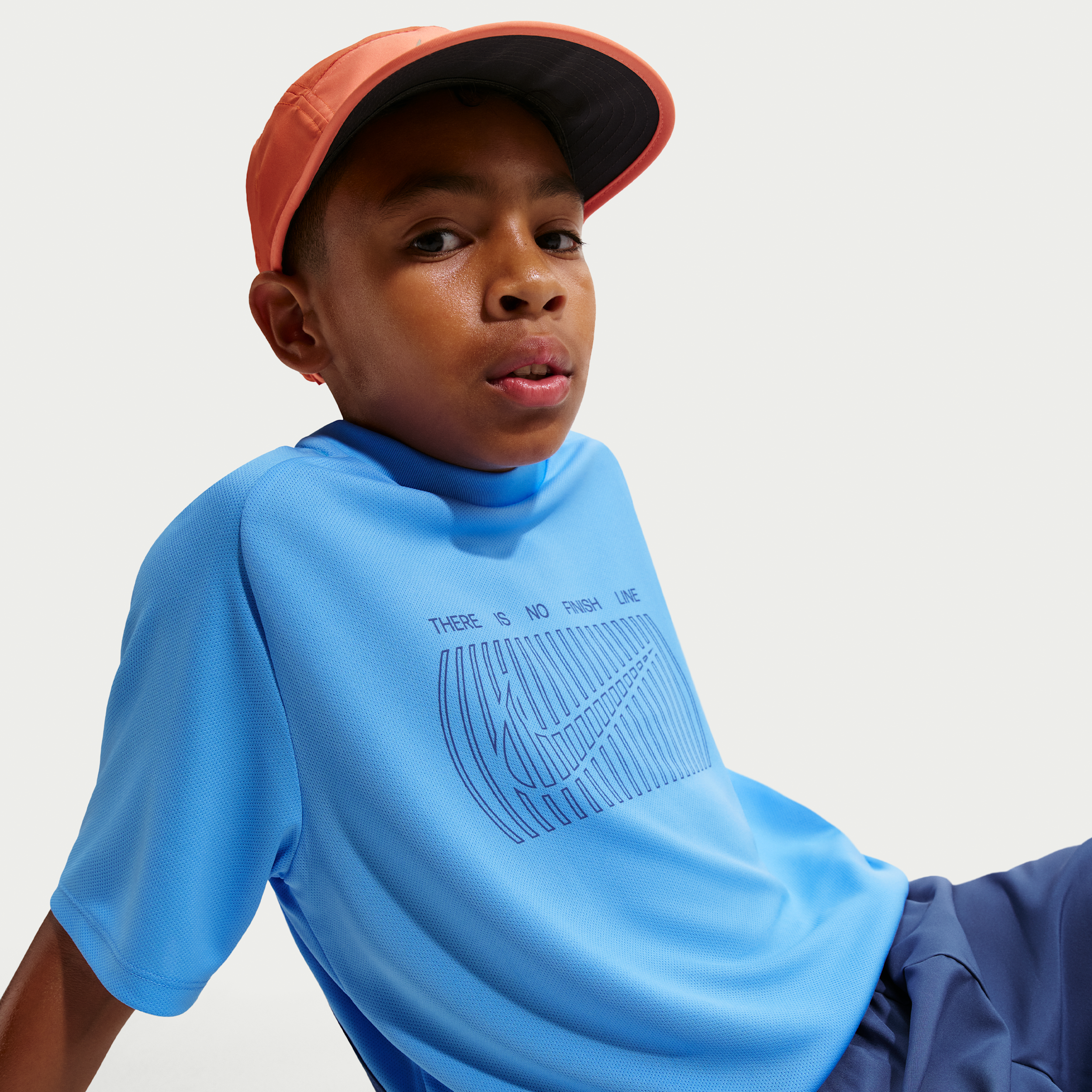 Thumbnail - Nike Multi Dri-FIT T-Shirt (ältere Kinder, Jungen) - Blau