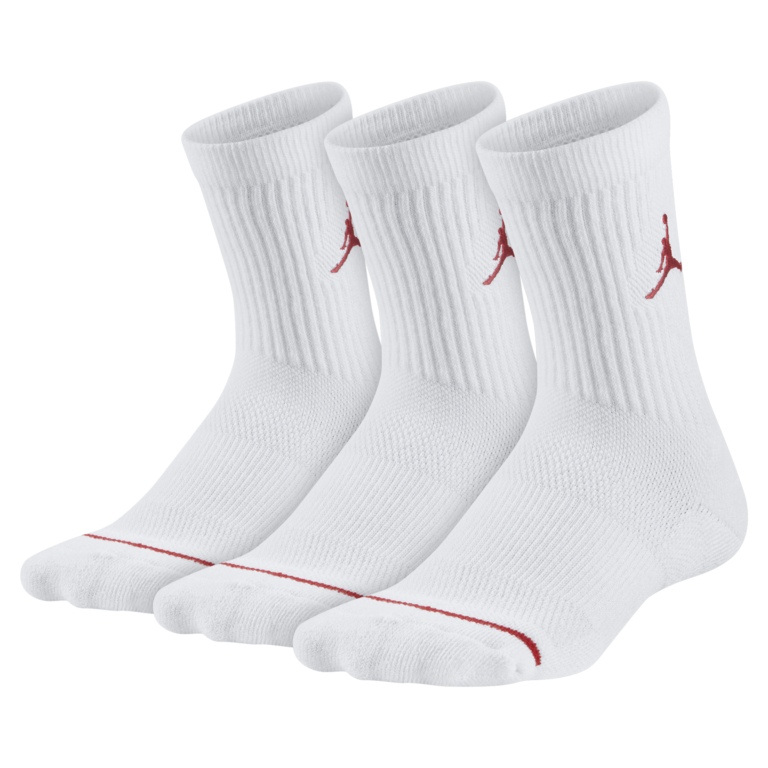 Calze di media lunghezza Jordan - Ragazzi (3 paia) - Bianco