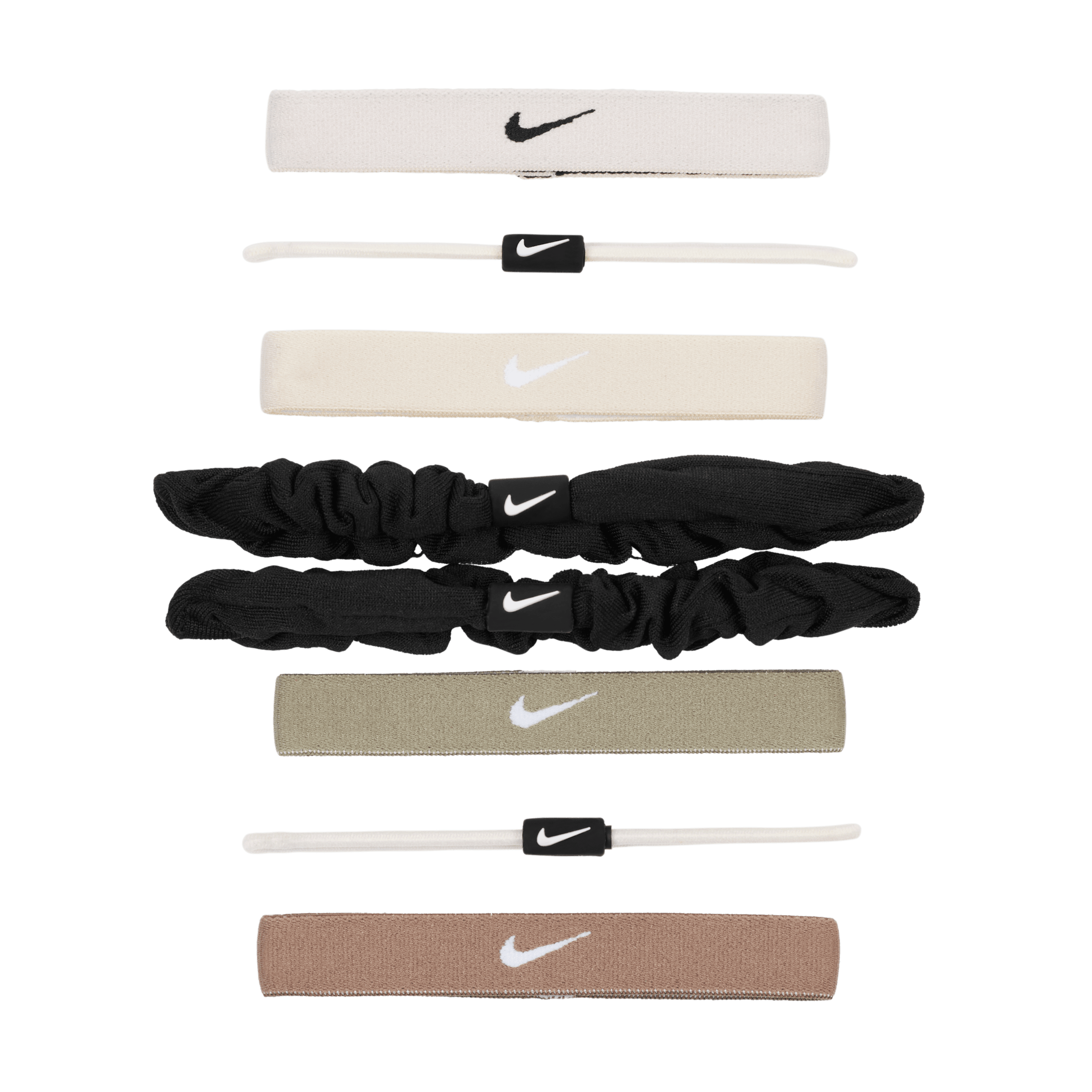Nike Flex Classic verschillende haarelastiekjes (8 stuks) Roze