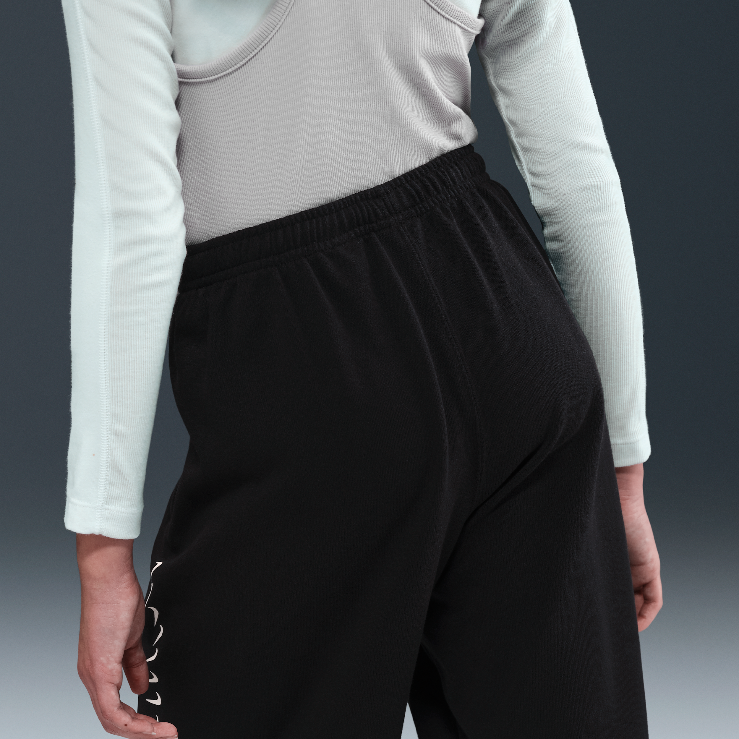 Thumbnail - Nike Dri-FIT Fleece-Hose (Mädchen) - Schwarz