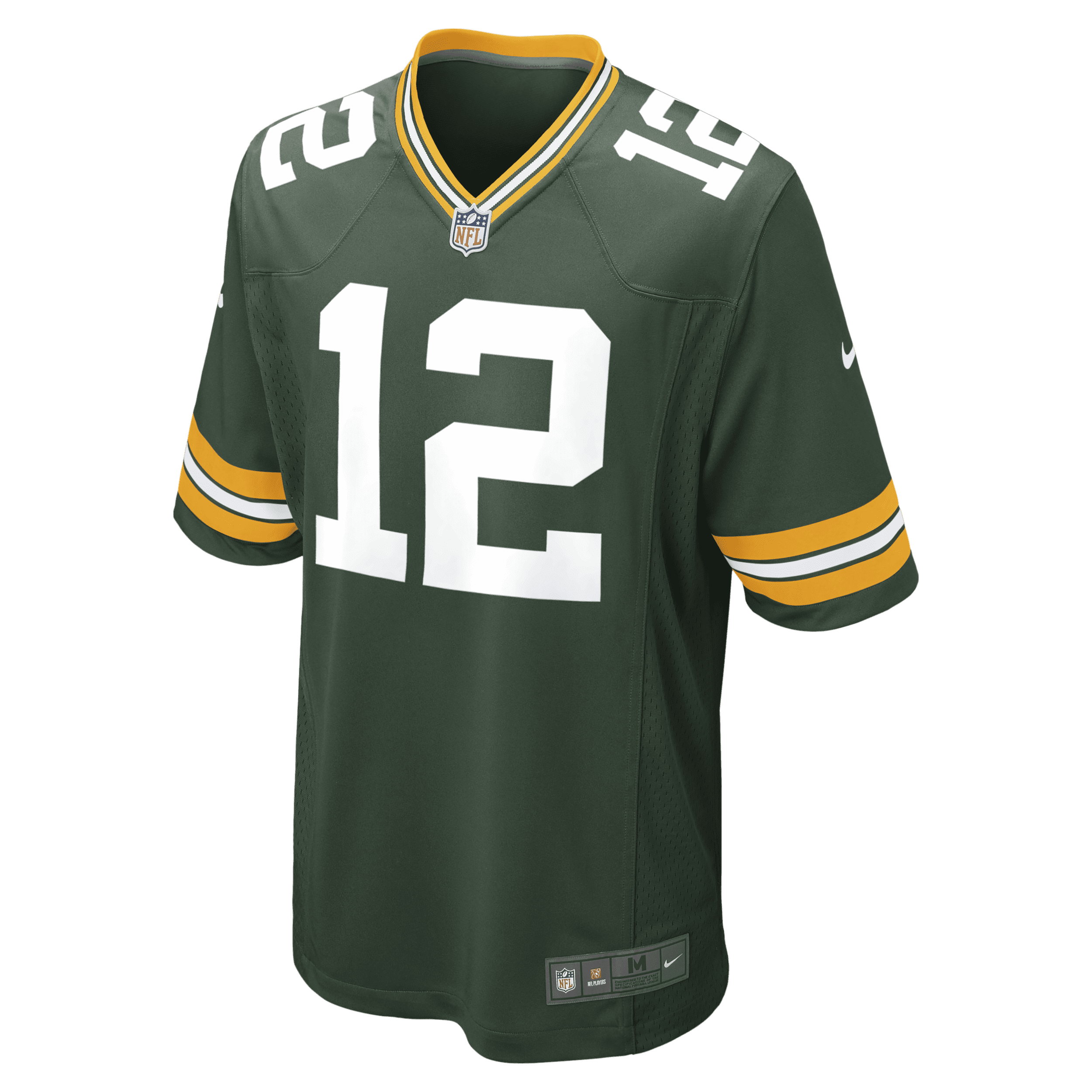 Nike NFL Green Bay Packers (Aaron Rodgers) American-football-wedstrijdjersey voor heren Groen