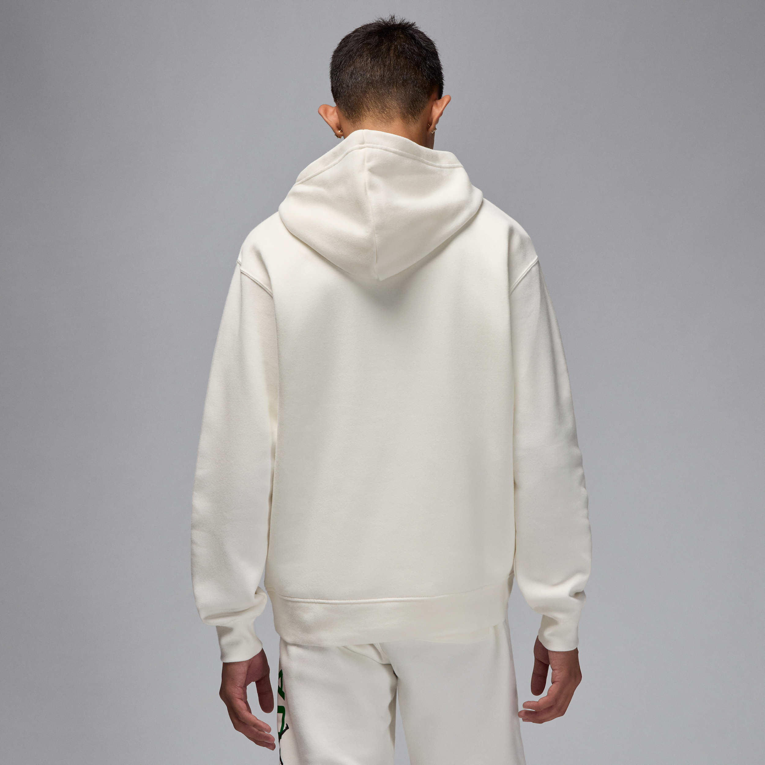 Sweat à capuche en tissu Fleece Jordan Essentials pour Homme - Blanc