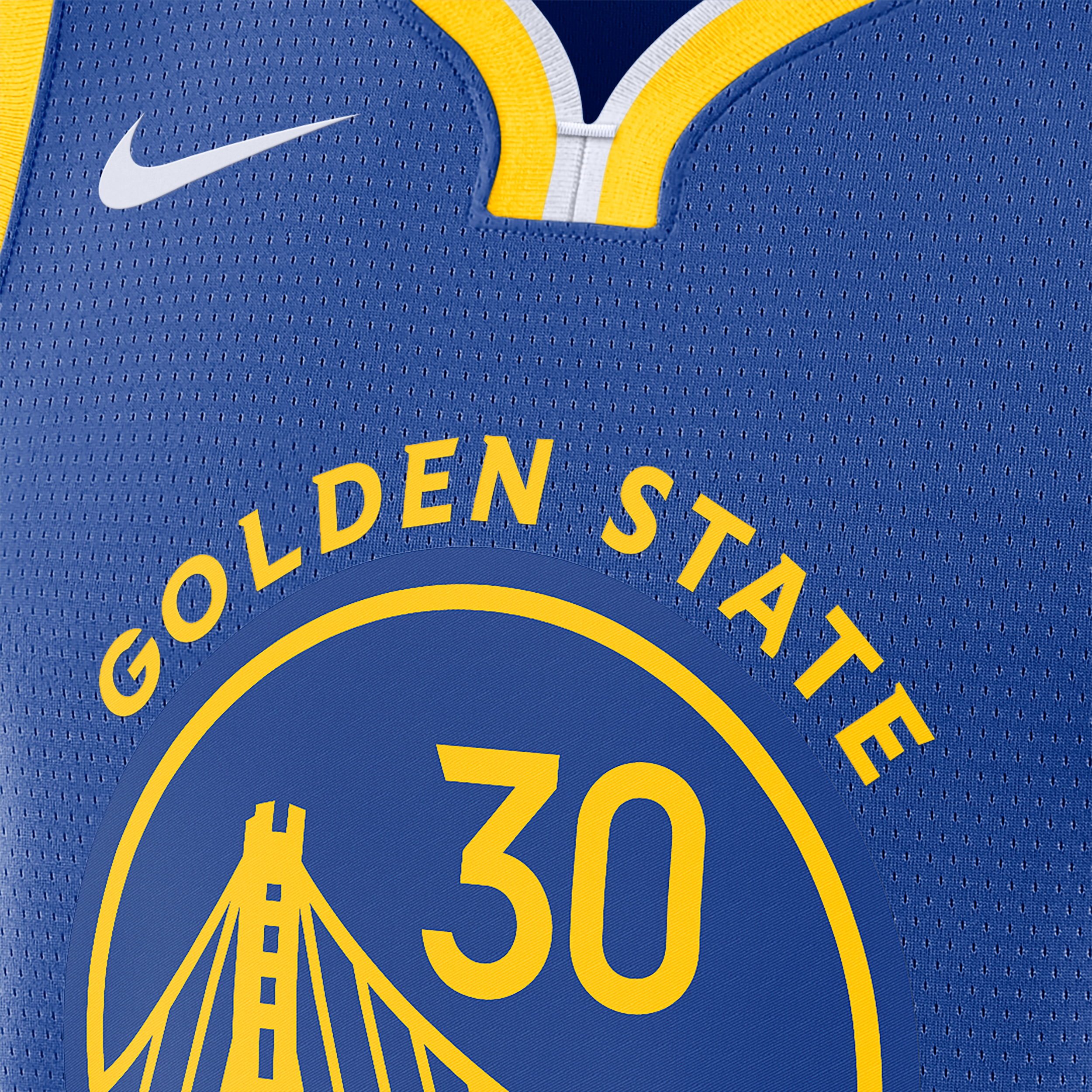 Thumbnail - Golden State Warriors Icon Edition Nike Dri-FIT NBA Swingman Trikot für Herren - Blau