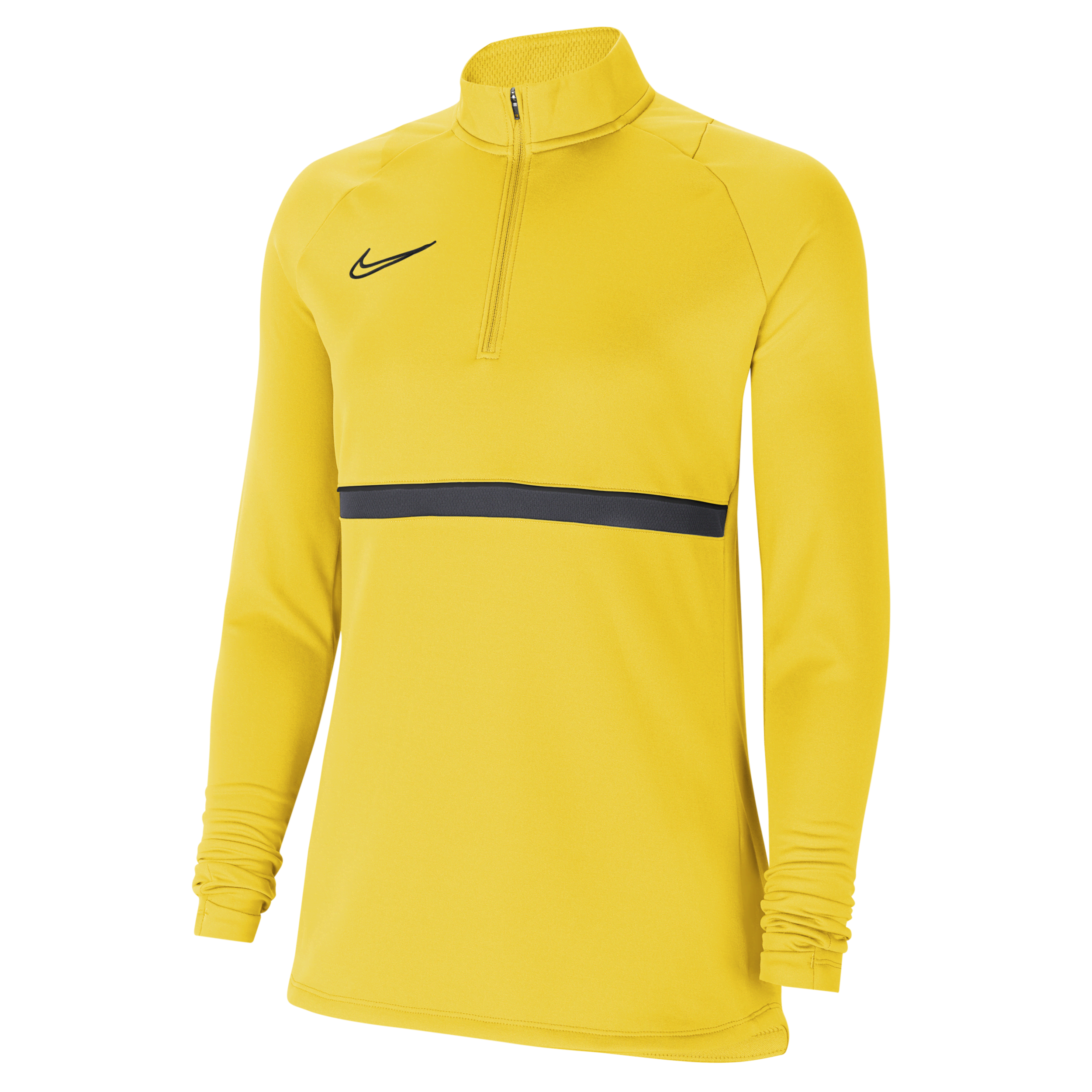 Nike Dri-FIT Academy-fodboldtræningstop til kvinder - gul