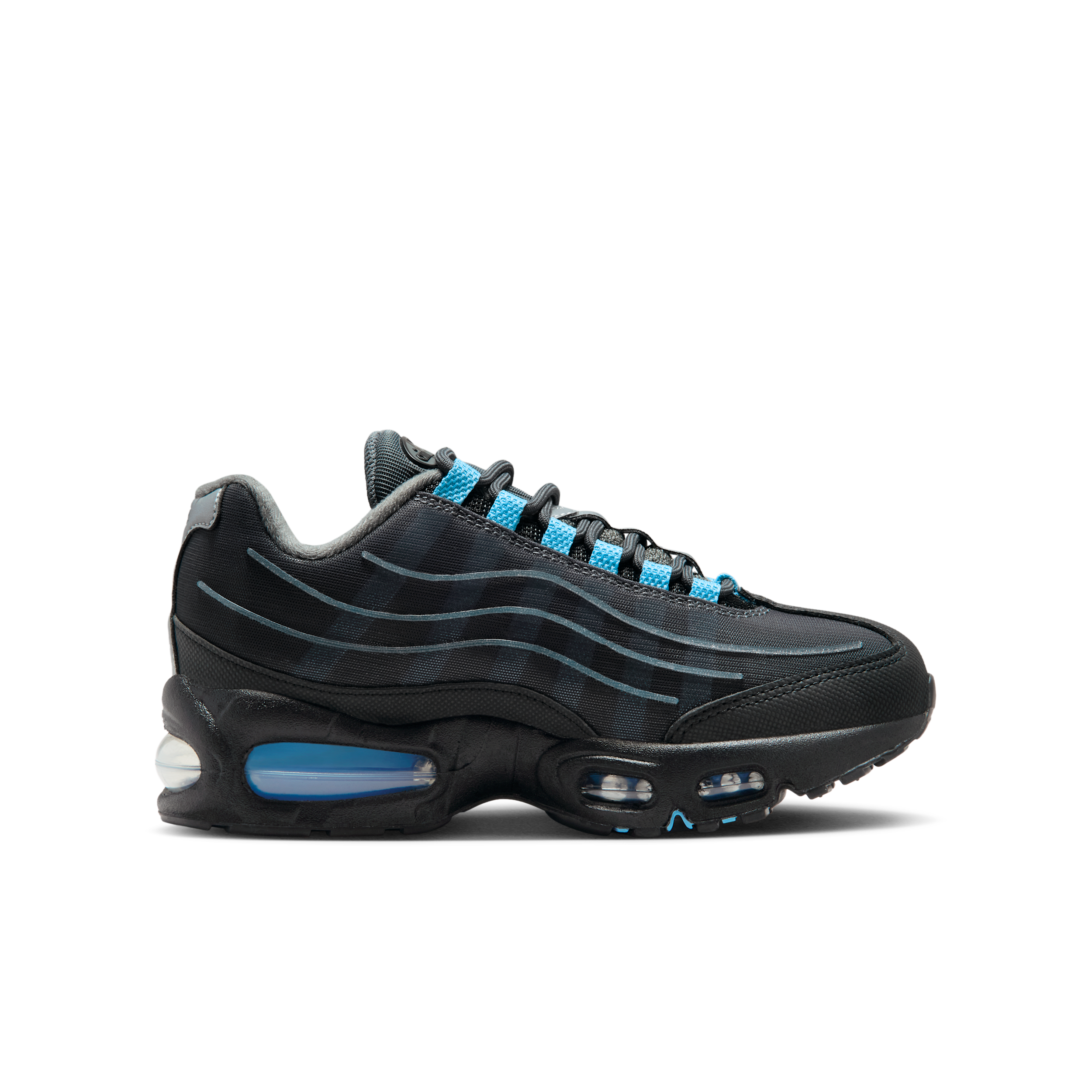 Nike Air Max 95 "Big Bubble" Tech-sko til større børn - sort - IR4602-001