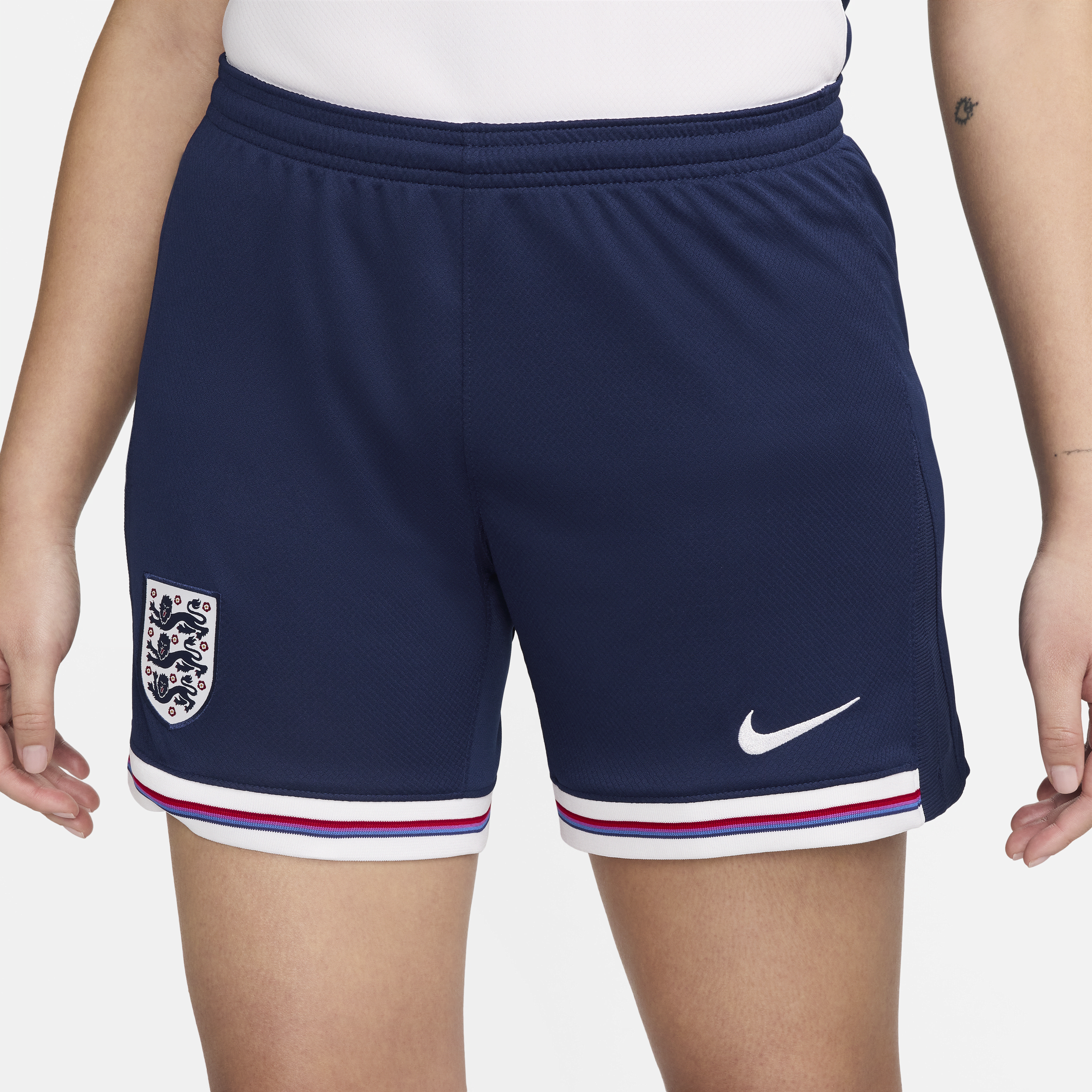 Nike Engeland 2024 Stadium Thuis Dri-FIT replica voetbalshorts voor dames Blauw