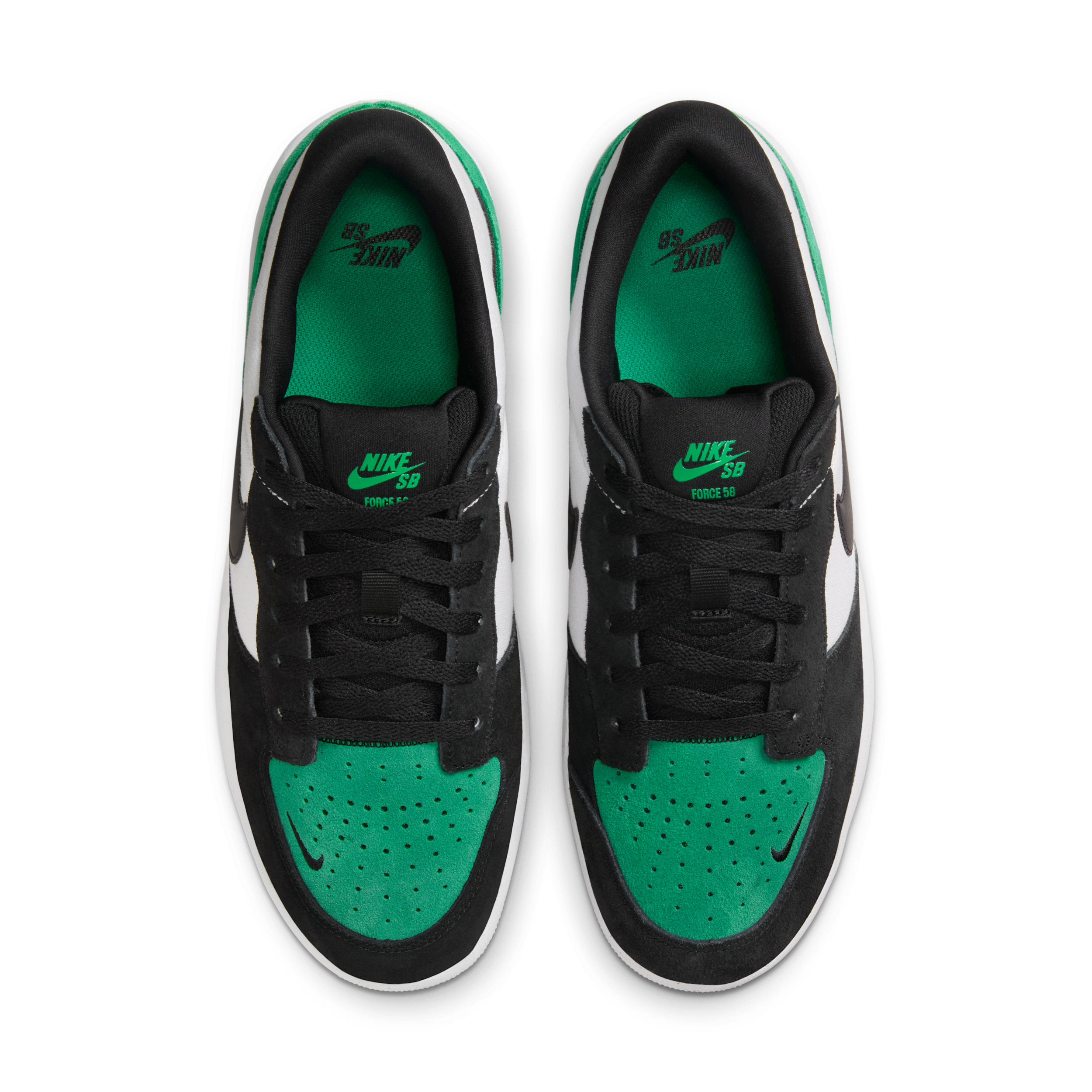 Nike SB Force 58 Skateschoenen Wit