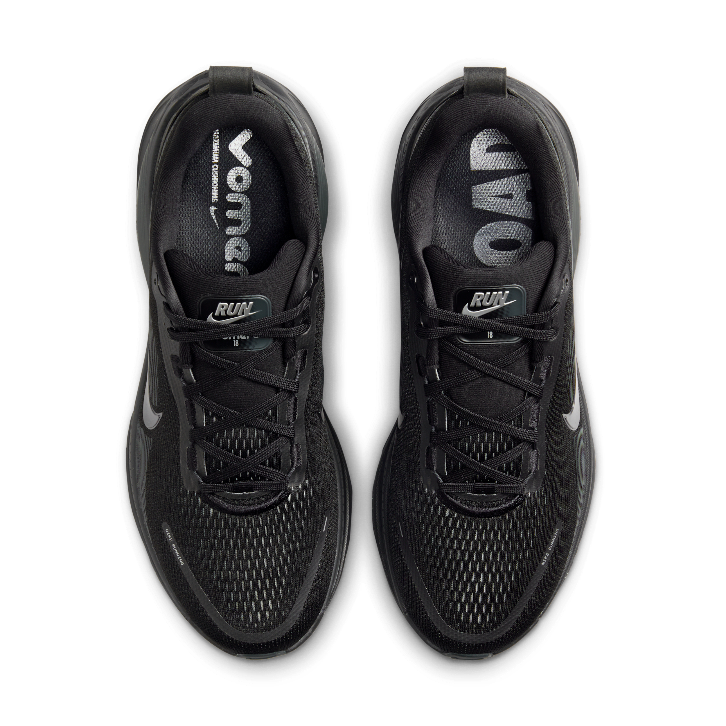 Nike Vomero 18 Black / Dark Smoke Grey, vue 4
