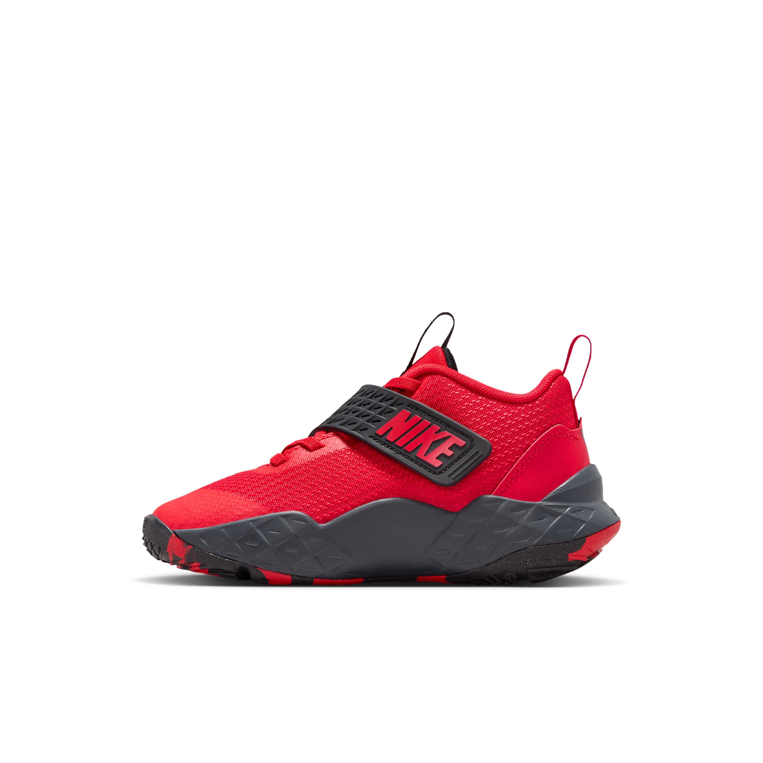 Nike Team Hustle D 12 kleuterschoenen - Rood