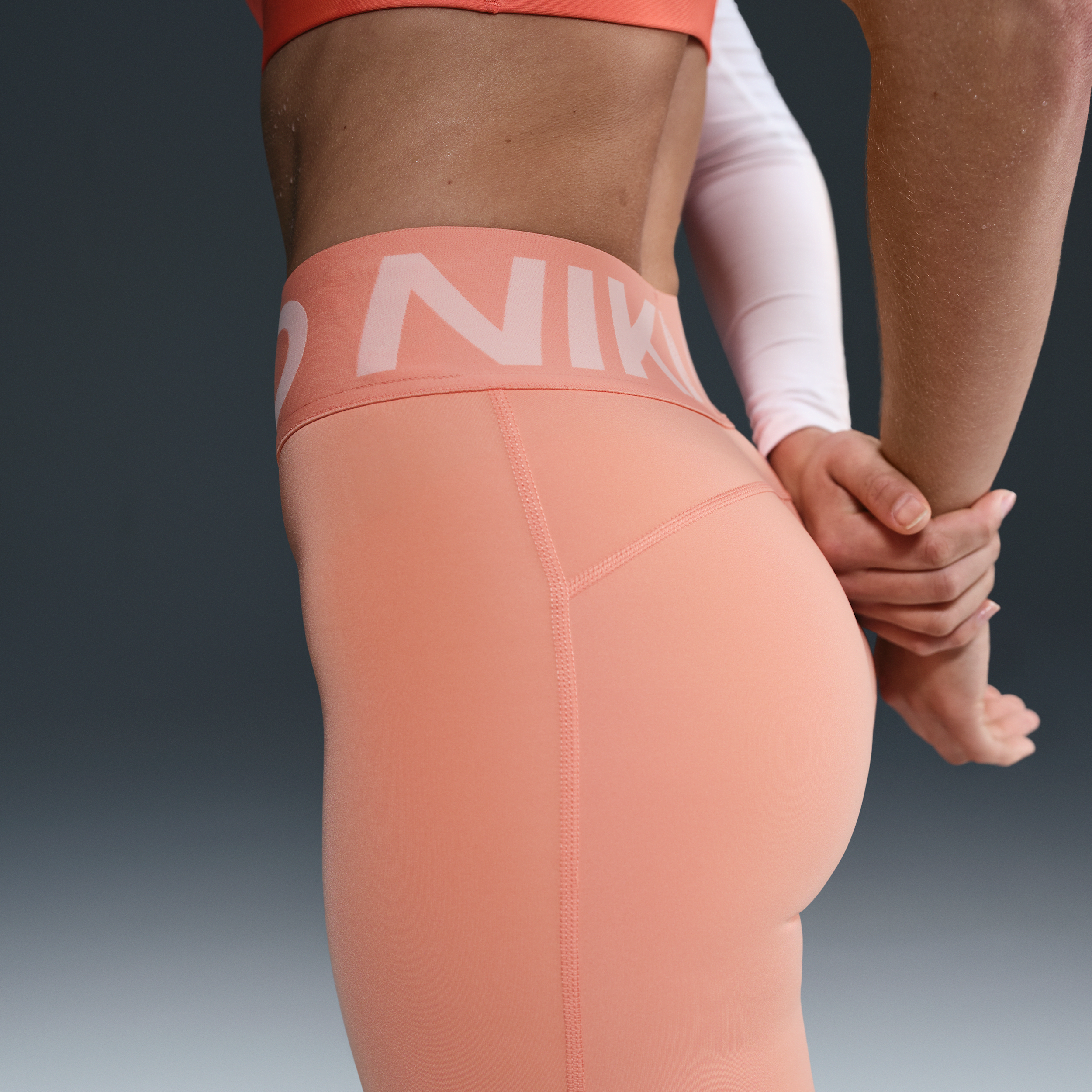 Legging long taille haute Nike Pro Sculpt pour femme - Orange