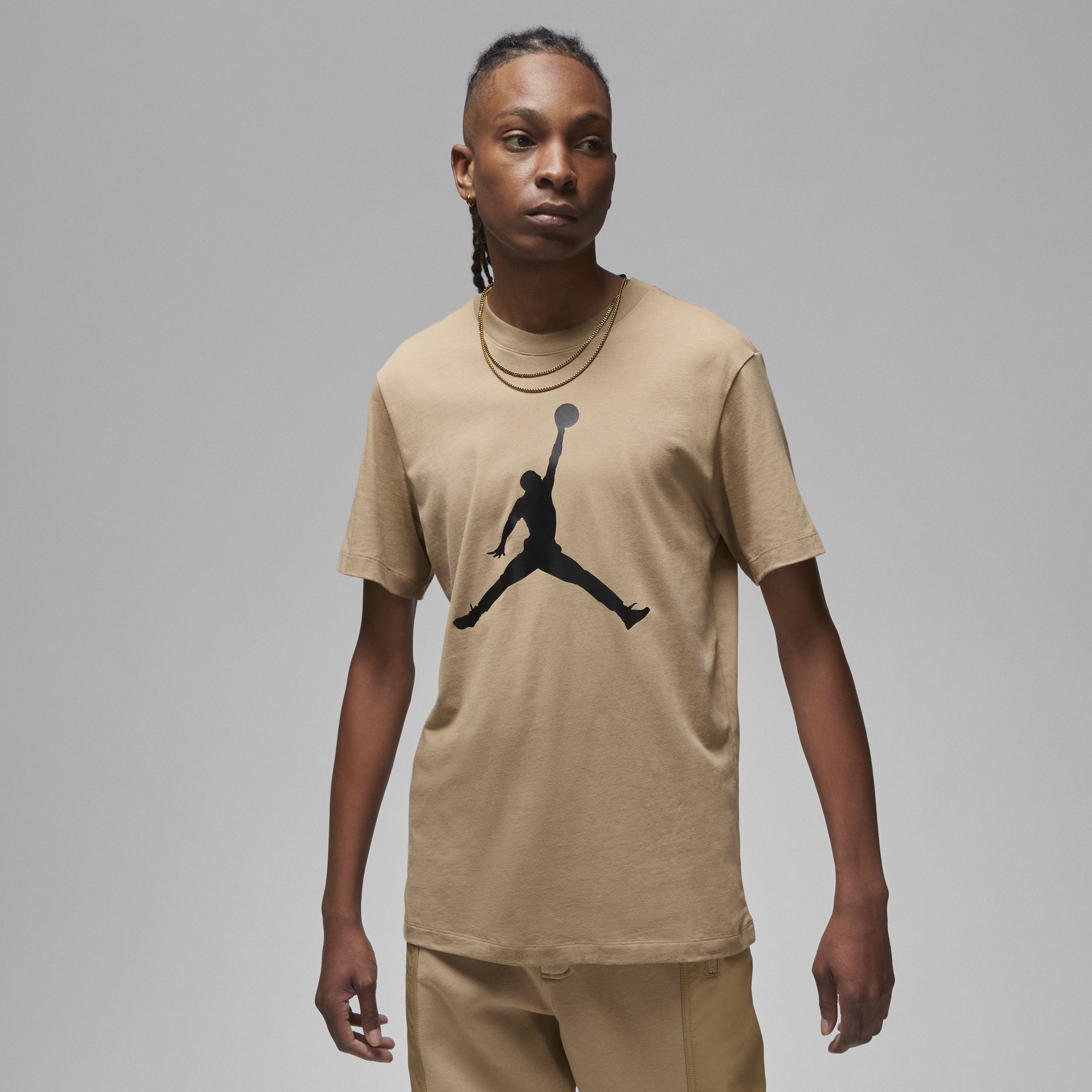Nike Jordan Jumpman Men's T-Shirt - Brown | CJ0921-255 | FOOTY.COM