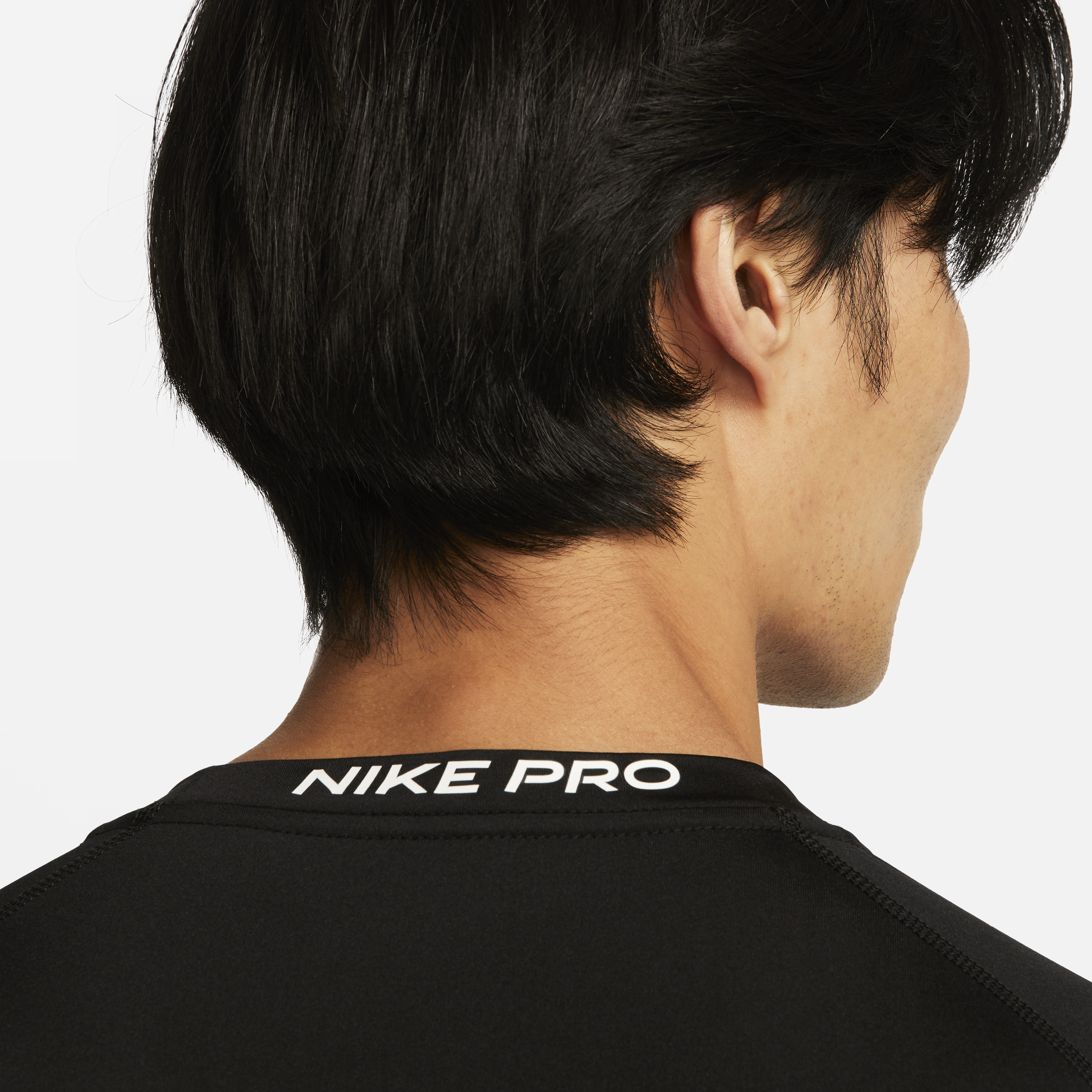 Haut de fitness ajusté à manches longues Dri-FIT Nike Pro pour homme - Noir