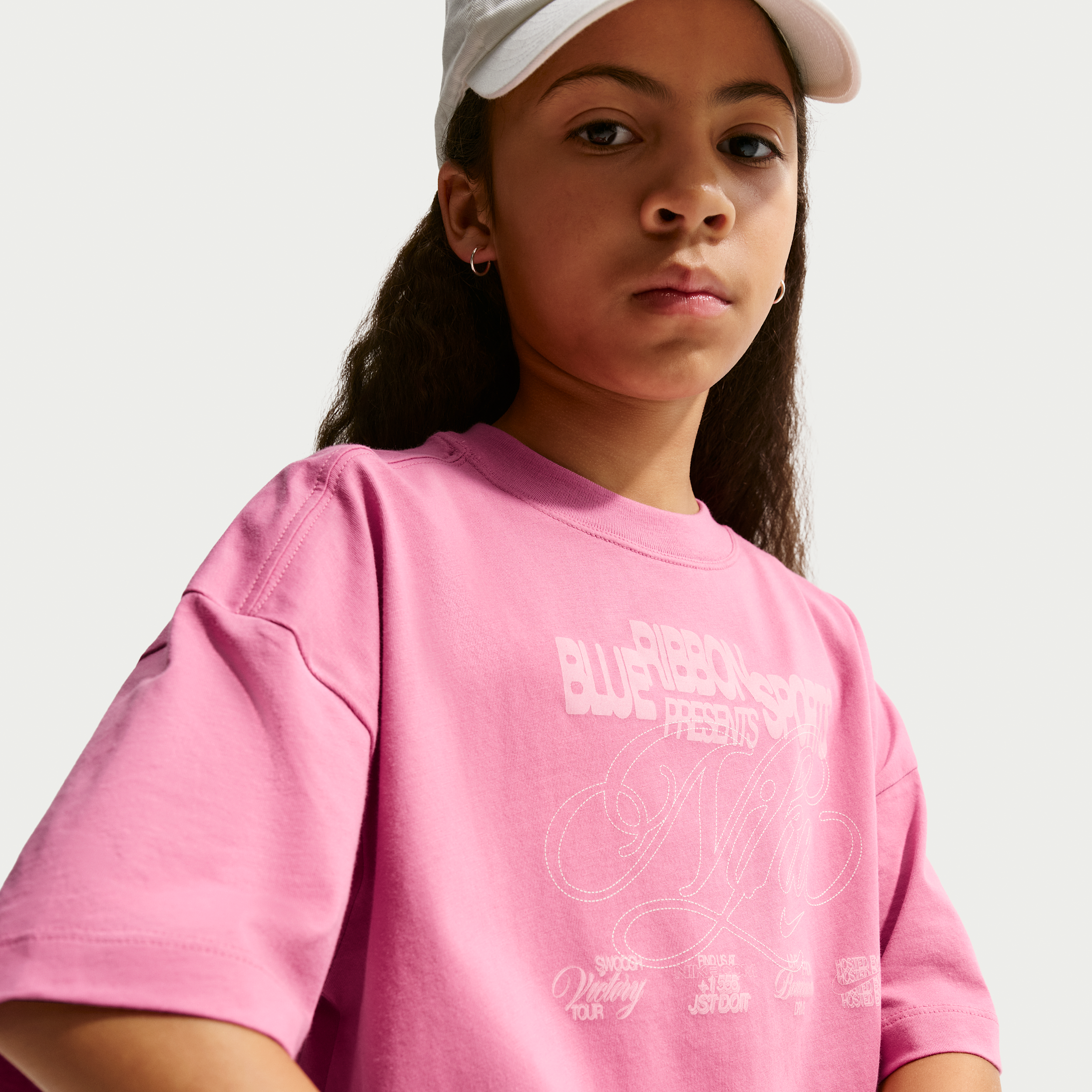 Thumbnail - Nike Oversize-T-Shirt (ältere Kinder) - Pink