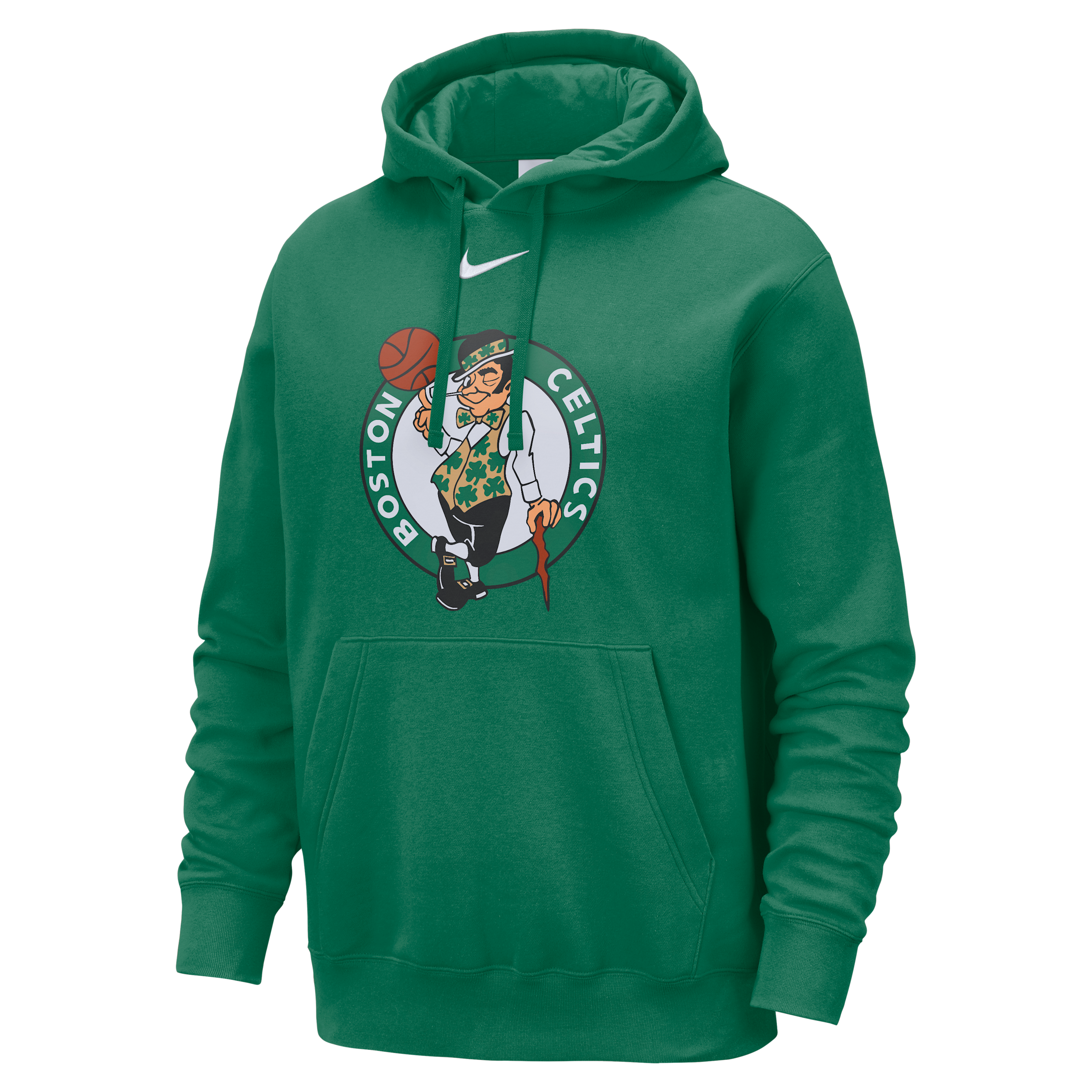 Boston Celtics Club Mens Nike NBA Pullover Hoodie - Green - Cotton/Polyester