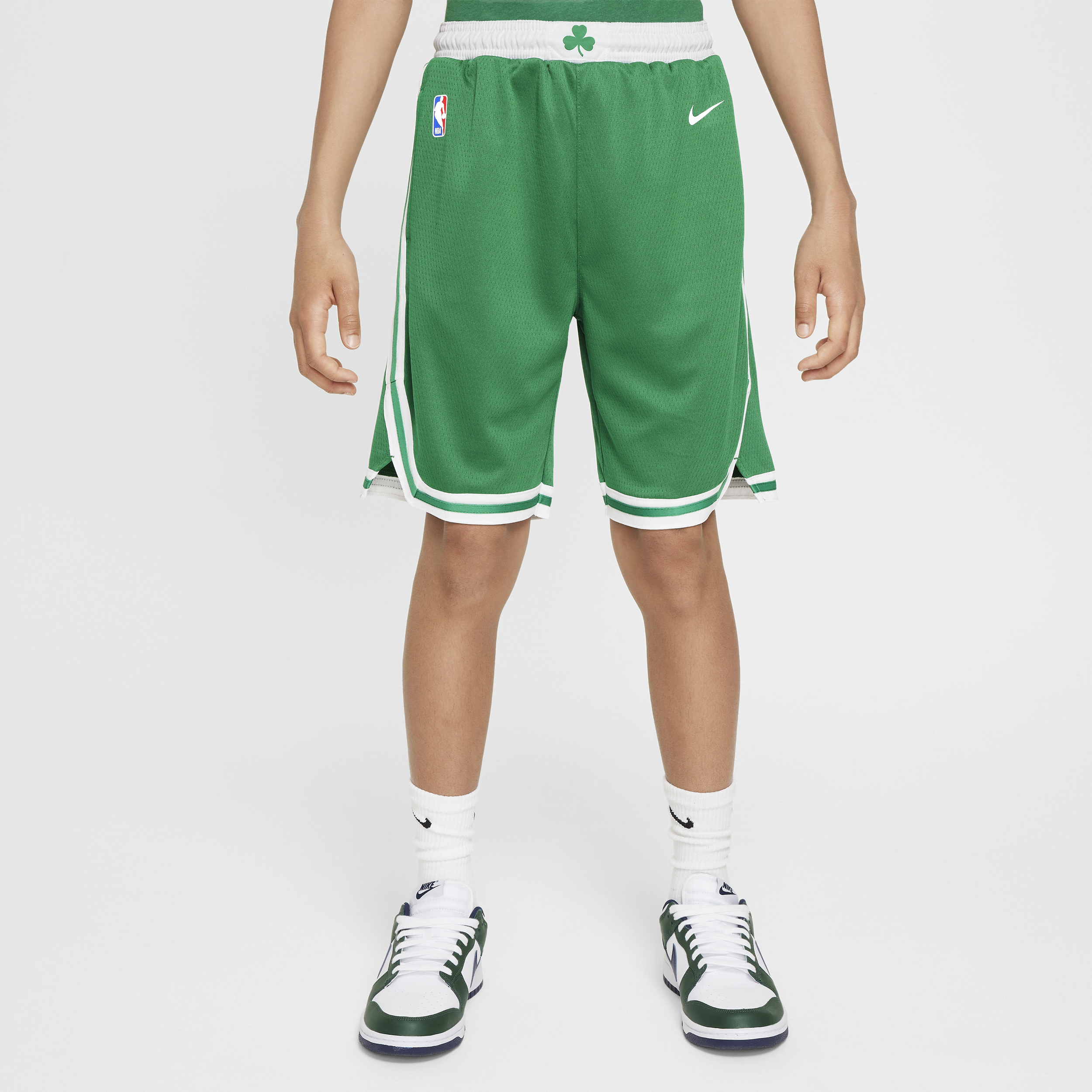 Nike Boston Celtics 2023/24 Icon Edition Swingman  NBA-jongensshorts - Groen