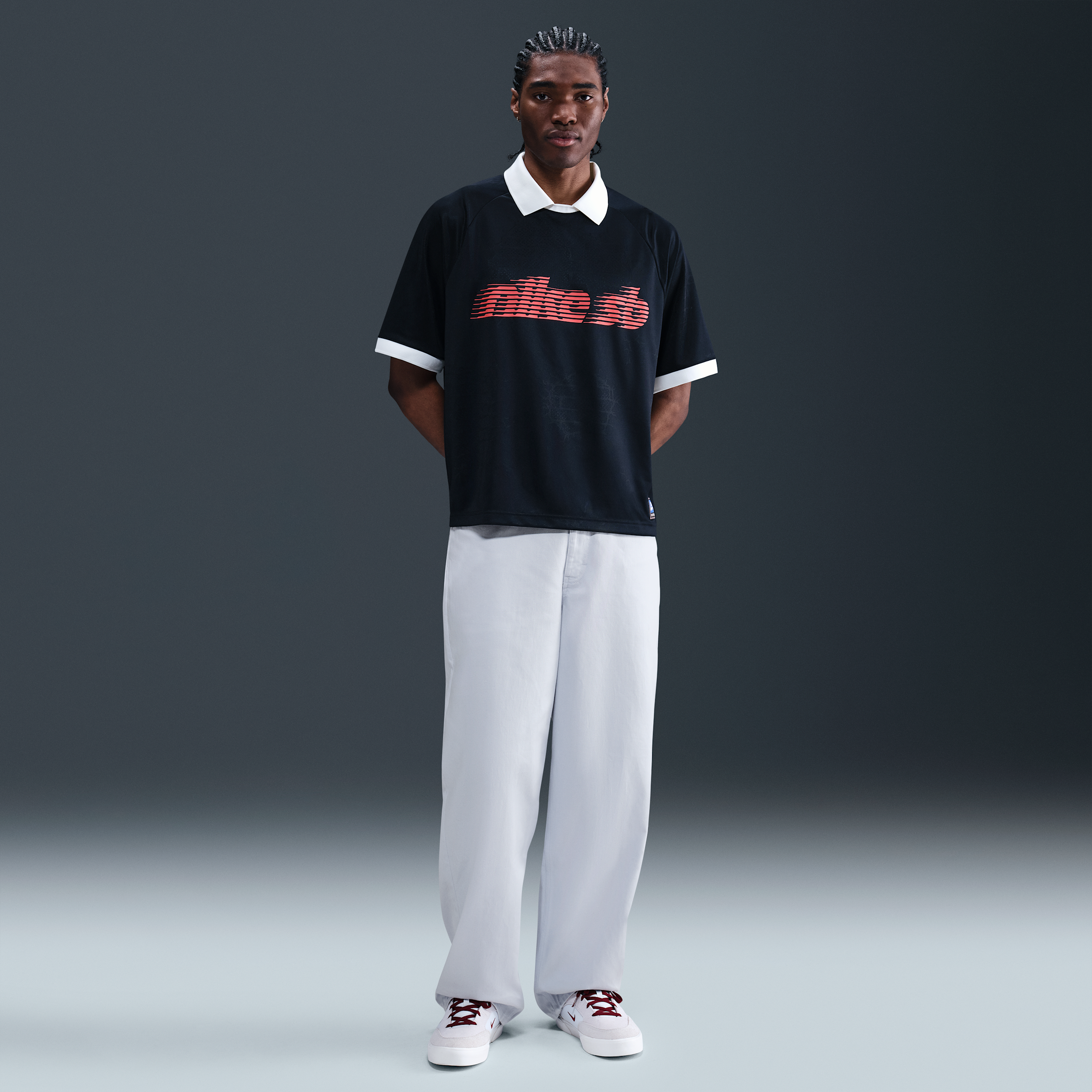 Pantaloni da skateboard ampi in denim Nike SB – Uomo - Grigio