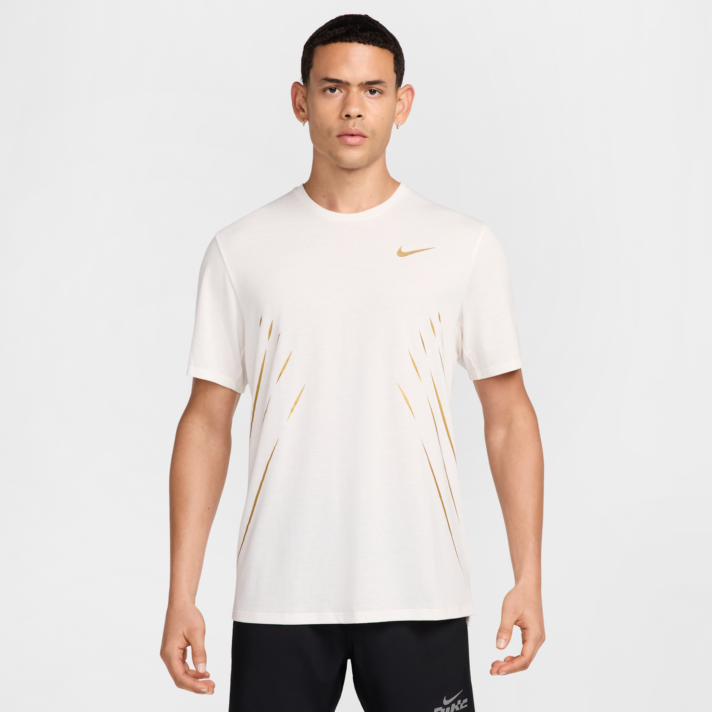 Thumbnail - Nike x Jakob Dri-FIT-Kurzarm-Laufoberteil (Herren) - Weiß