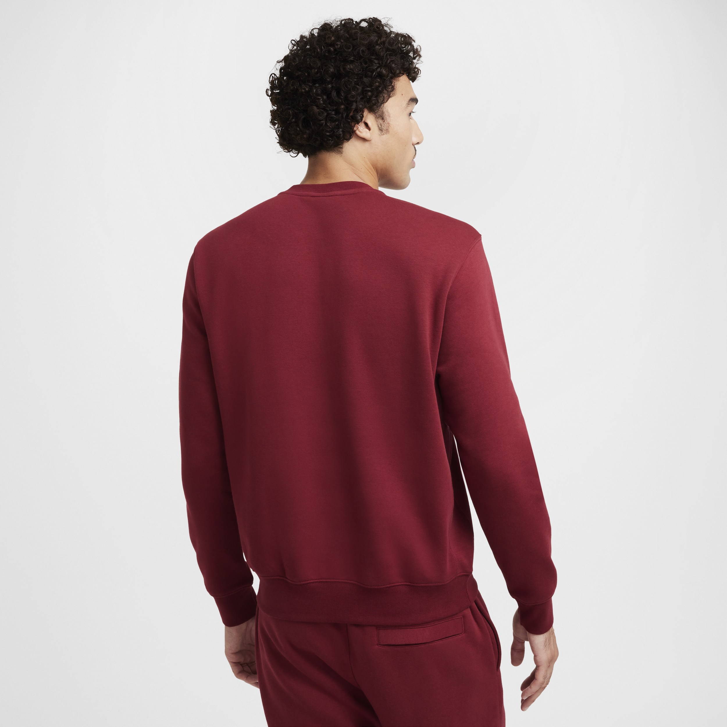 Haut Nike Sportswear Club Fleece pour Homme - Rouge