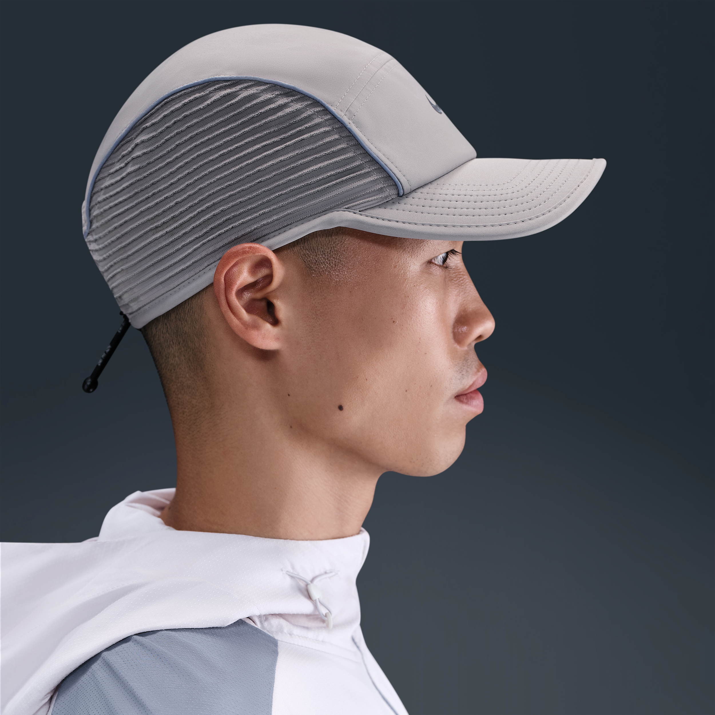 Thumbnail - Nike Dri-FIT ADV Fly AeroBill AeroAdapt-Cap ohne Struktur - Grau
