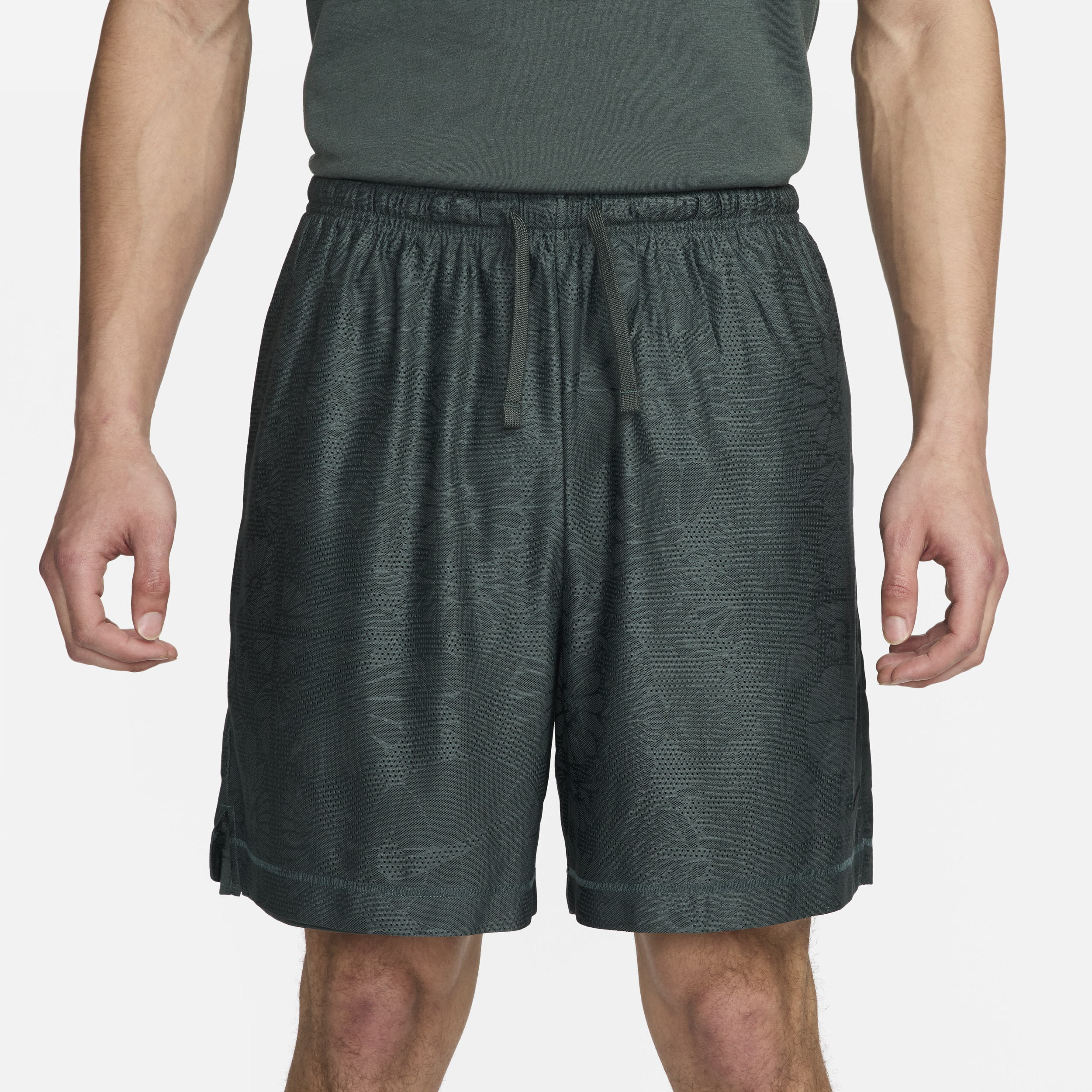 Nike Standard Issue omkeerbare basketbalshorts met Dri-FIT voor heren (15 cm) Groen